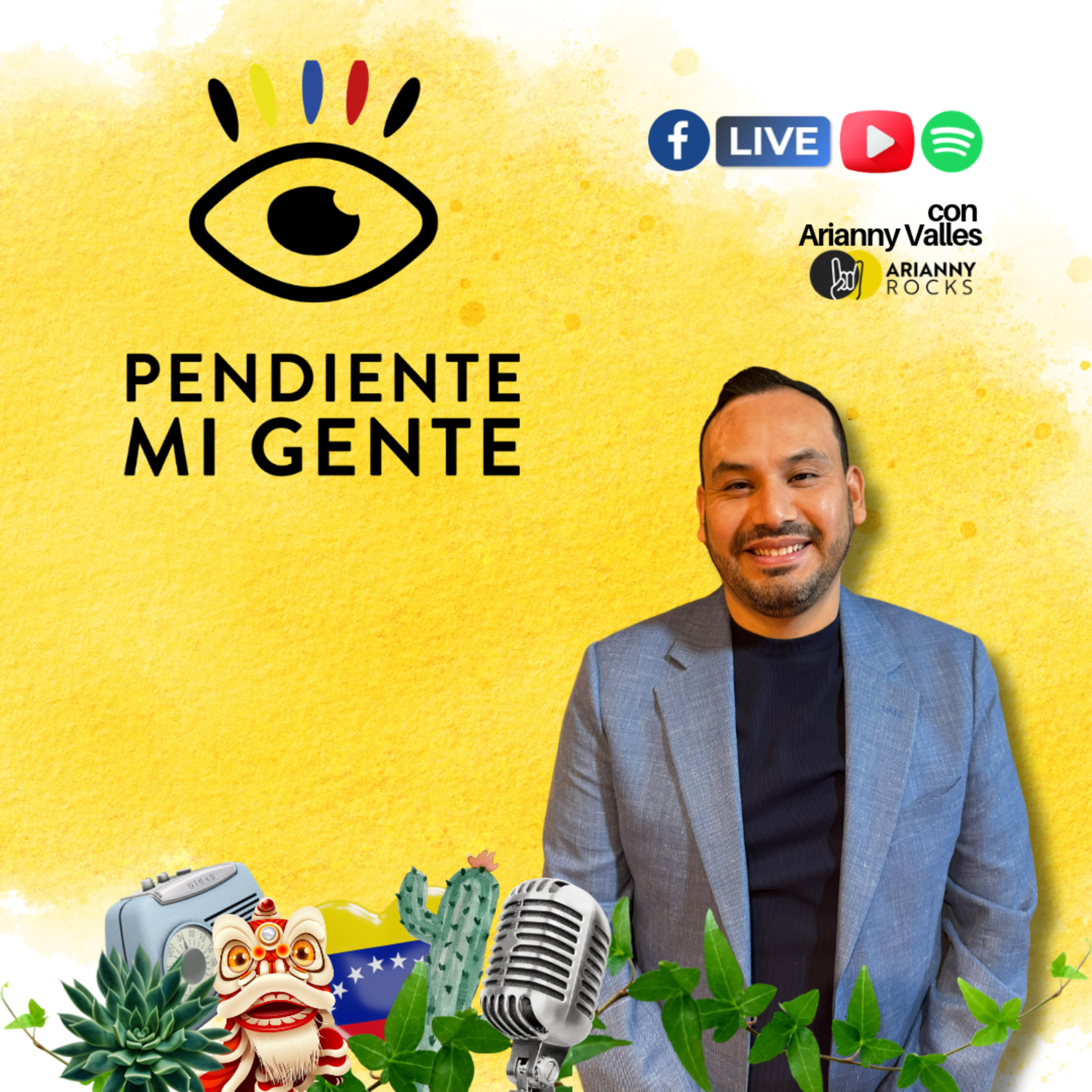 Portada de Pendiente mi Gente - Arianny Rocks