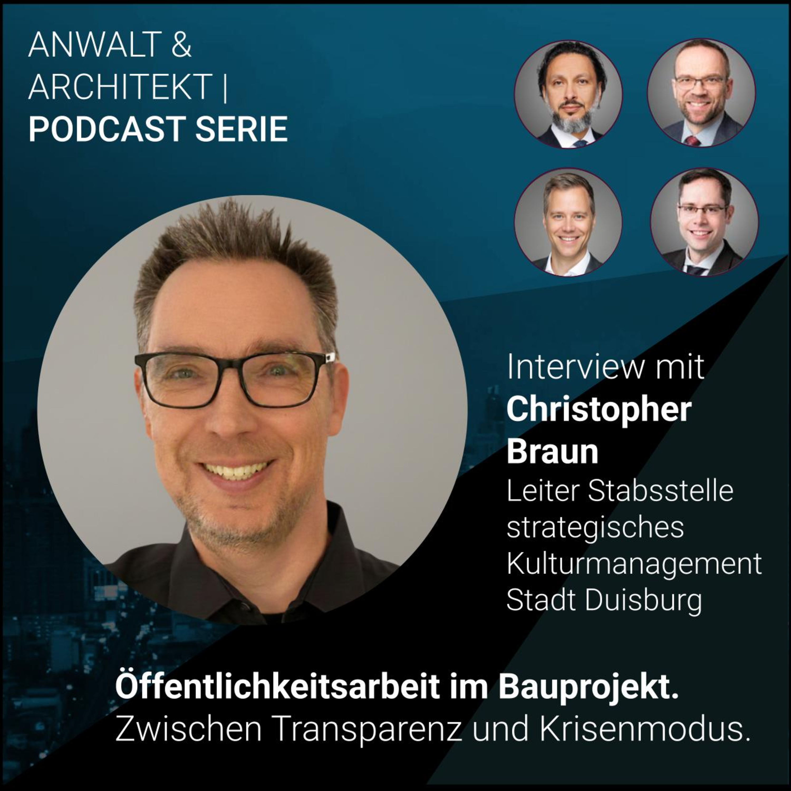 #31 | Öffentlichkeitsarbeit im Bauprojekt (Interview mit Christopher Braun) episode artwork