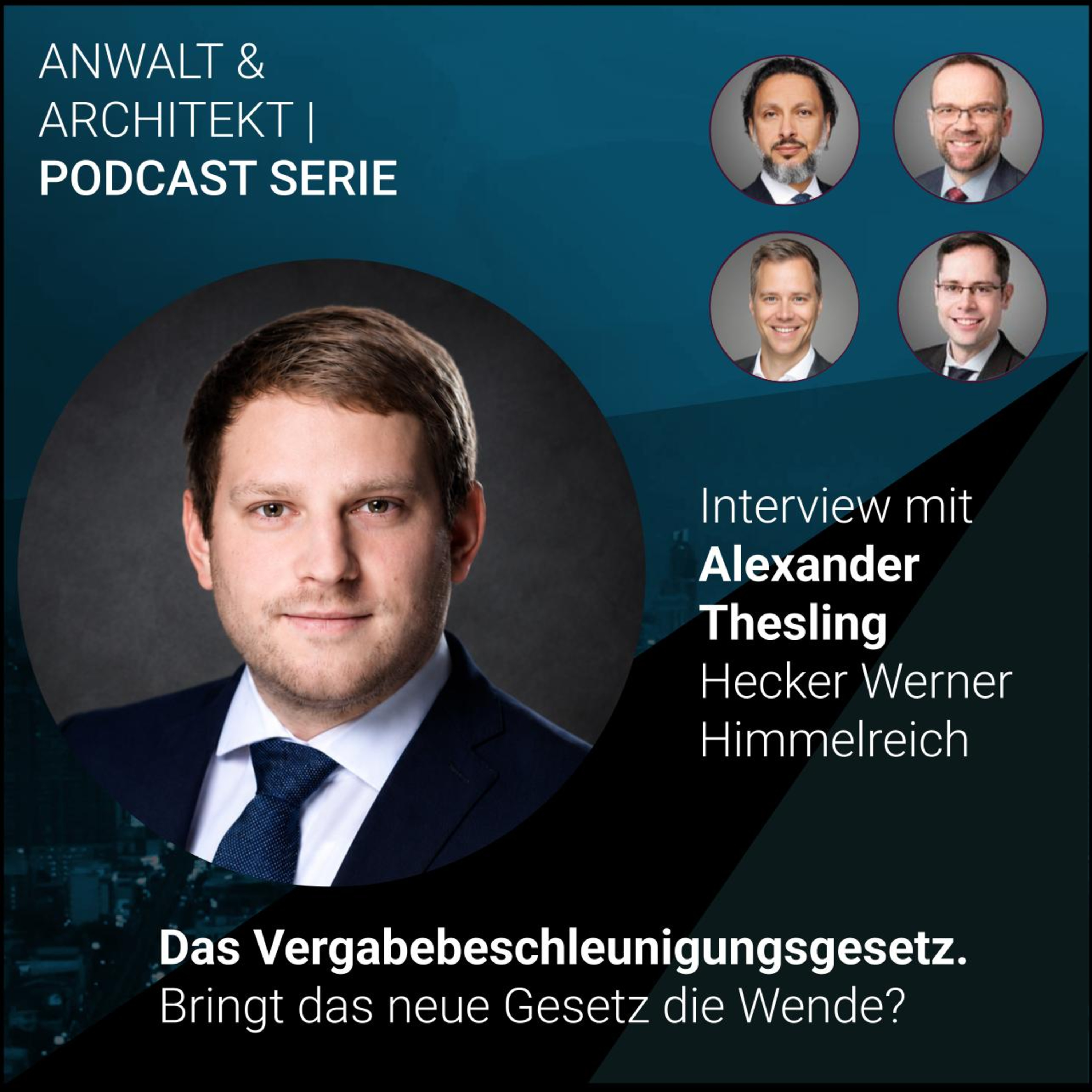 #36 | Das Vergabebeschleunigungsgesetz. Bringt das neue Gesetz die Wende? episode artwork