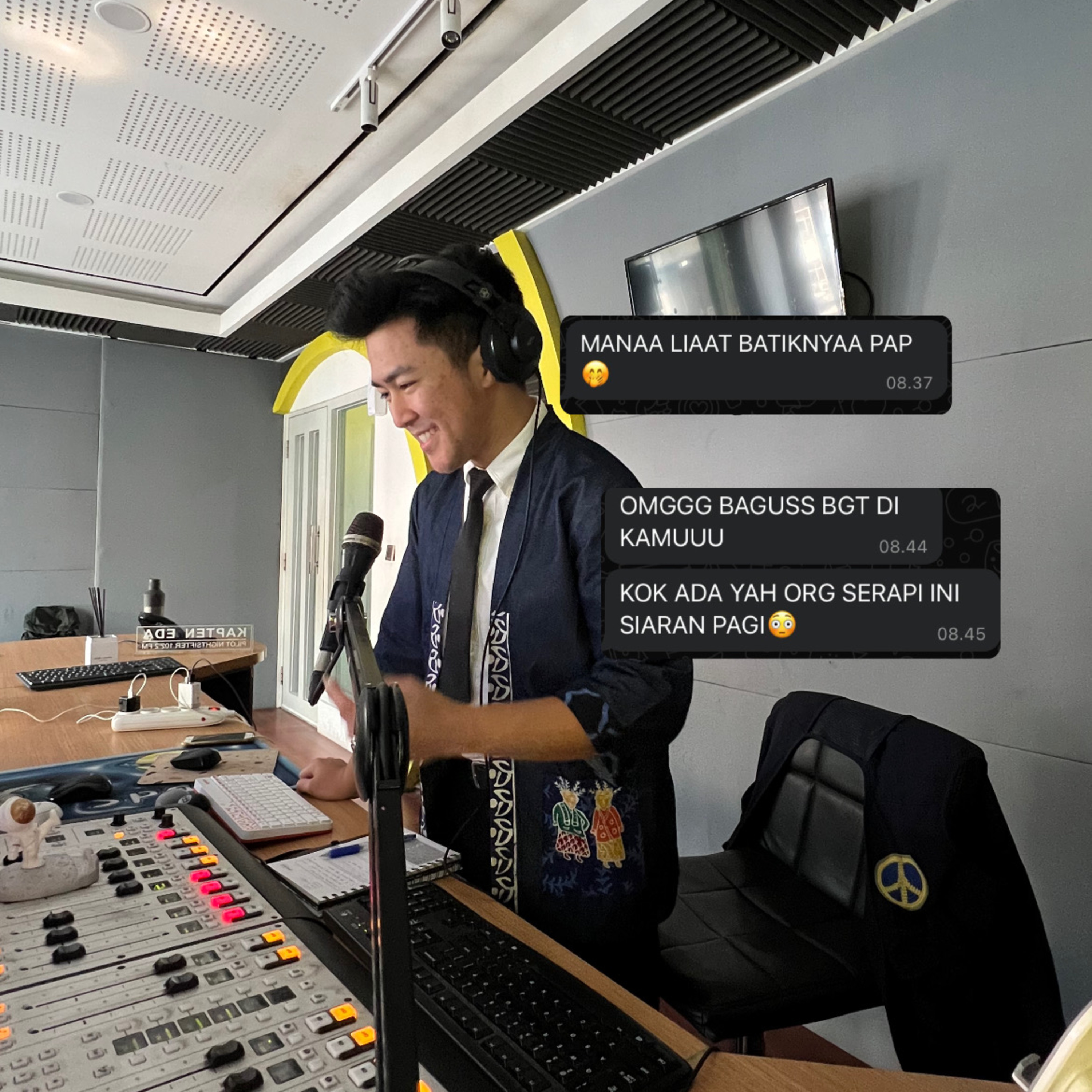 day 717. capt's dance club: jonas blue / capt's kpop club: drakor doctor's week / LC: GAJI PERTAMA / capt's chill mix: ruel episode artwork