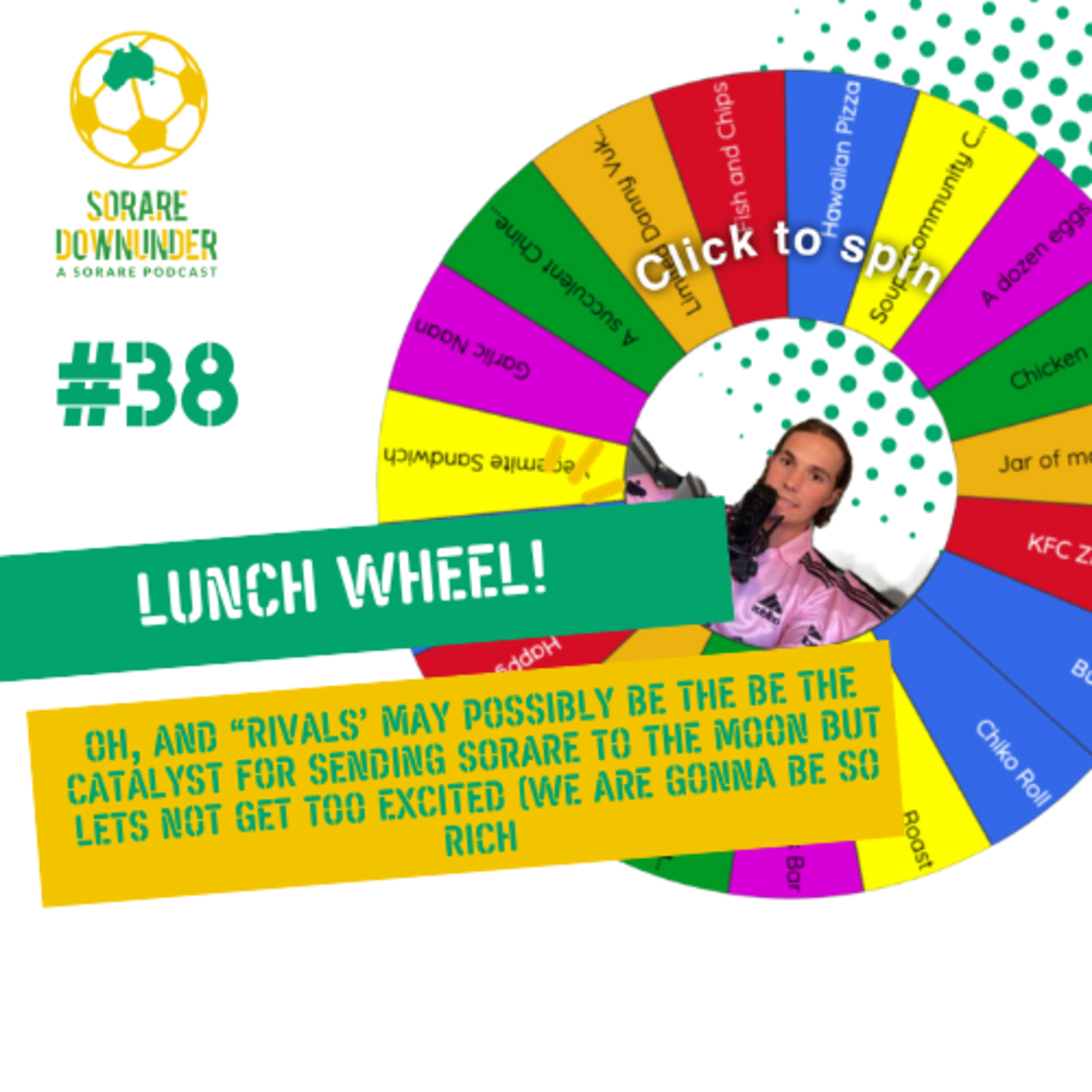 Episode #38- Lunch Wheel (We are gonna be so rich) episode artwork
