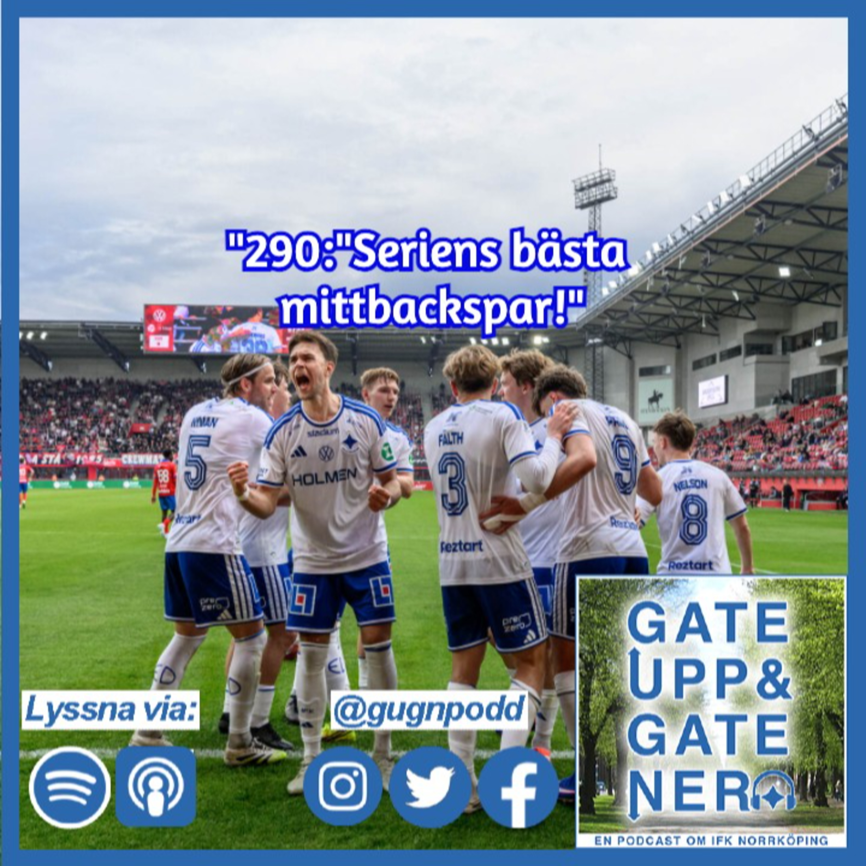 #290:"Seriens bästa mittbackspar!" episode artwork
