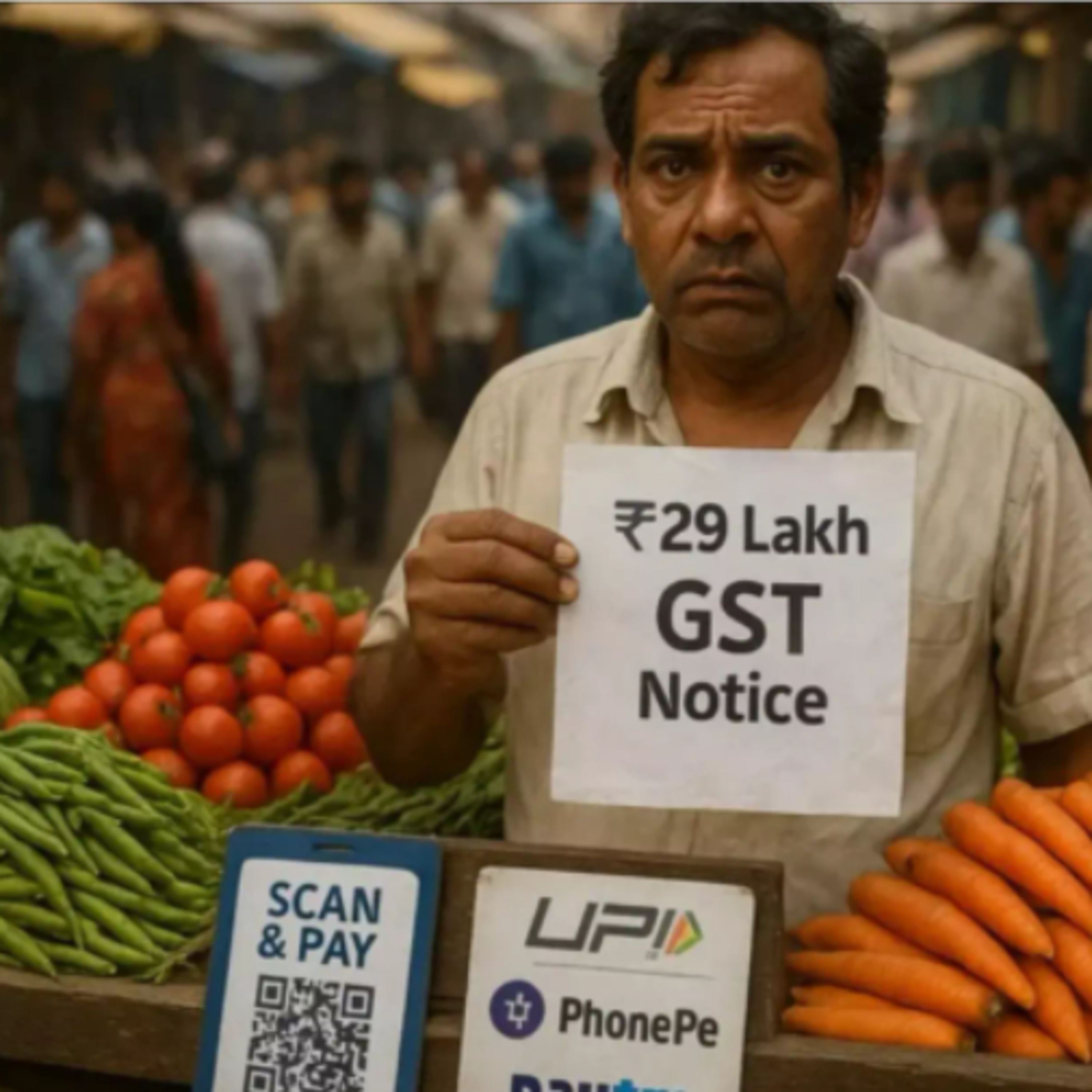 GST का चक्का सब्जीवाले पर! ₹1.63 Cr का Payment, ₹29 Lakh का Notice 😮 | Kya Ye Scam Hai?