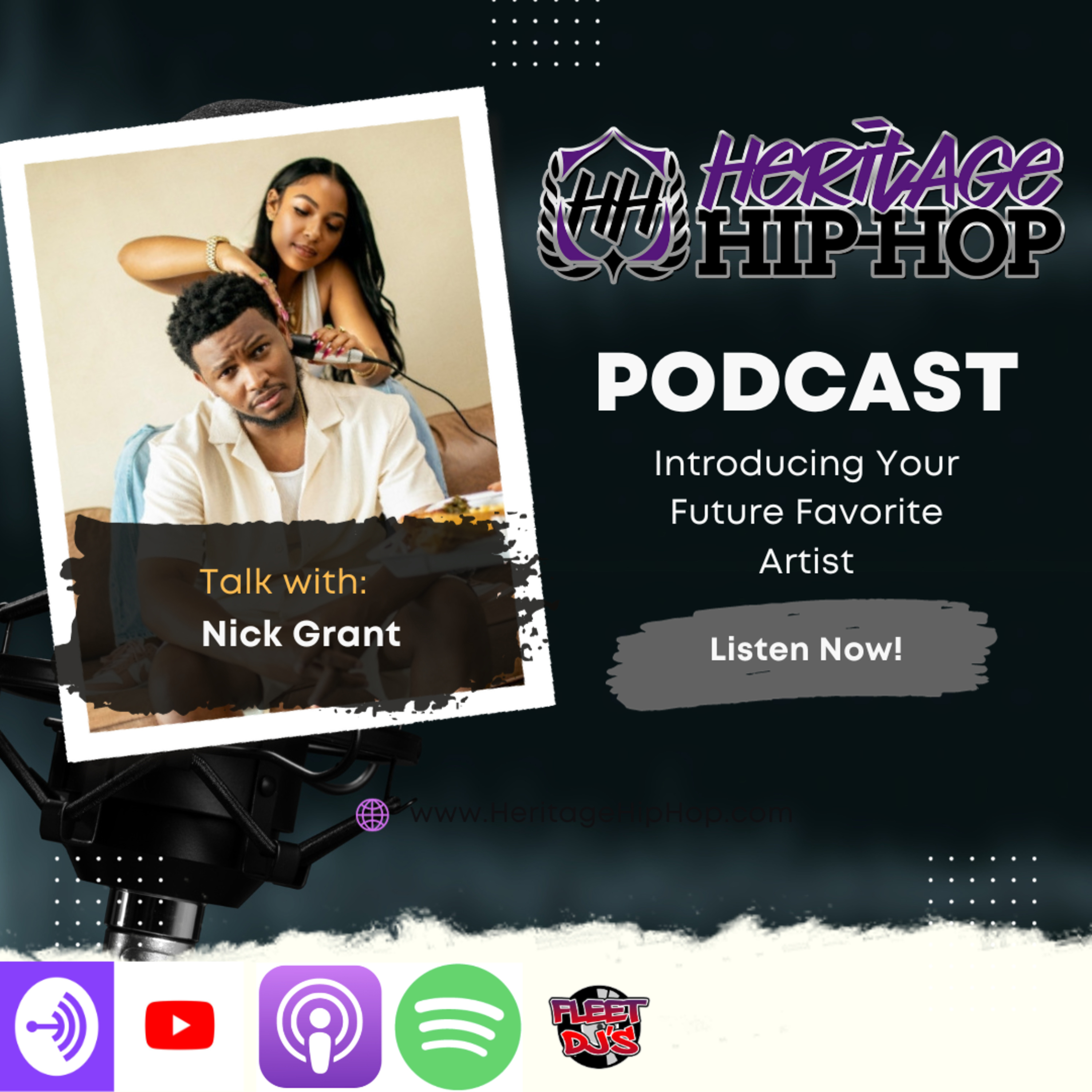 Heritage Hip-Hop Podcast Ep. 191 Nick Grant episode artwork