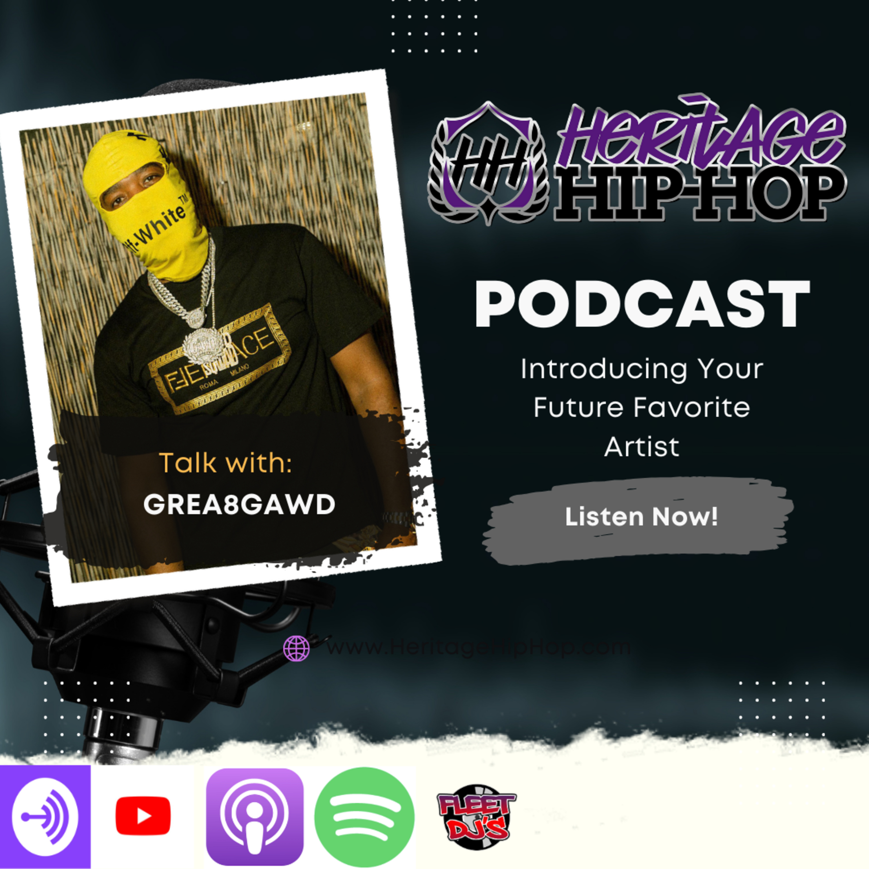 Heritage Hip-Hop Podcast Ep. 192 Grea8gawd episode artwork