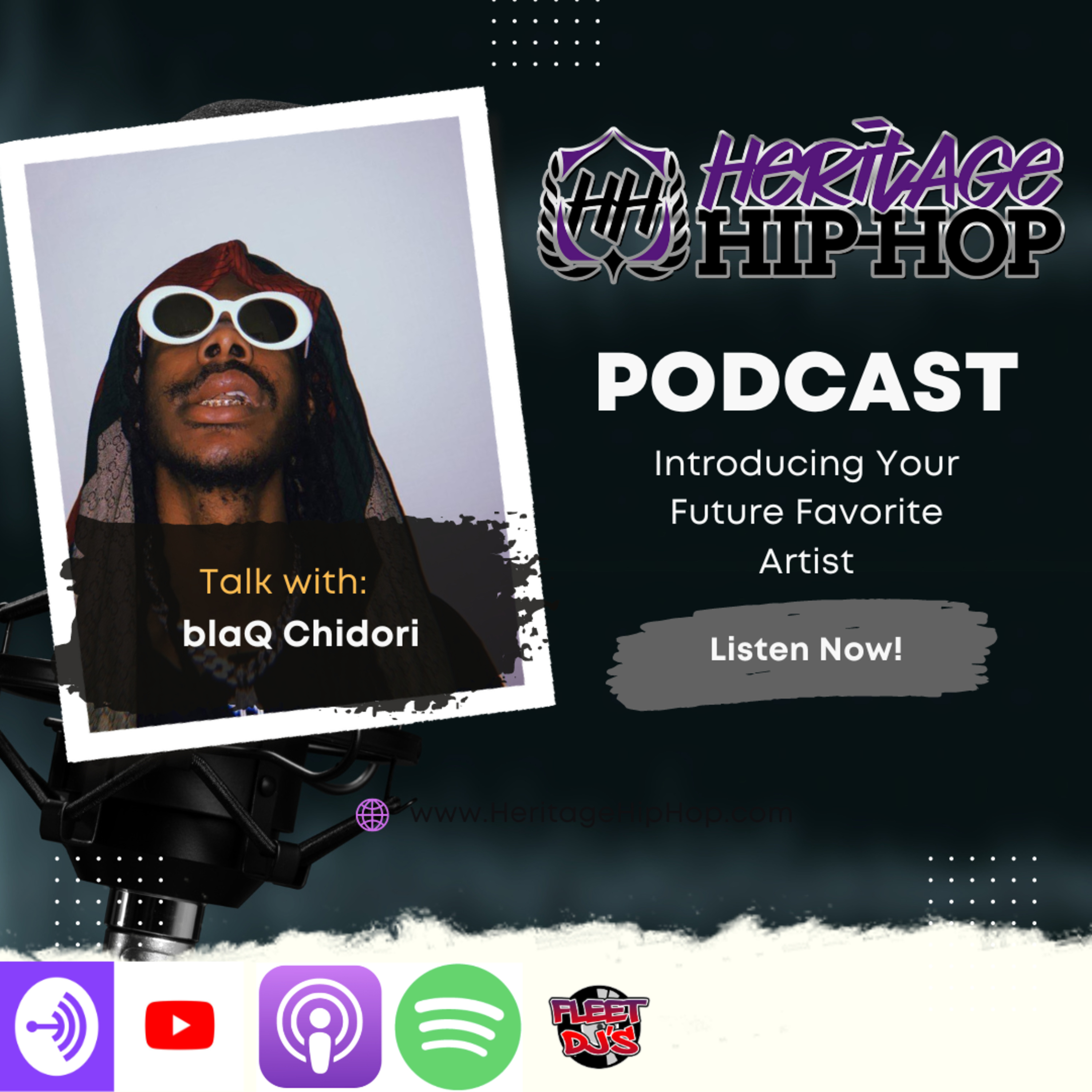 Heritage Hip-Hop Podcast Ep. 197 Blaq Chidori episode artwork