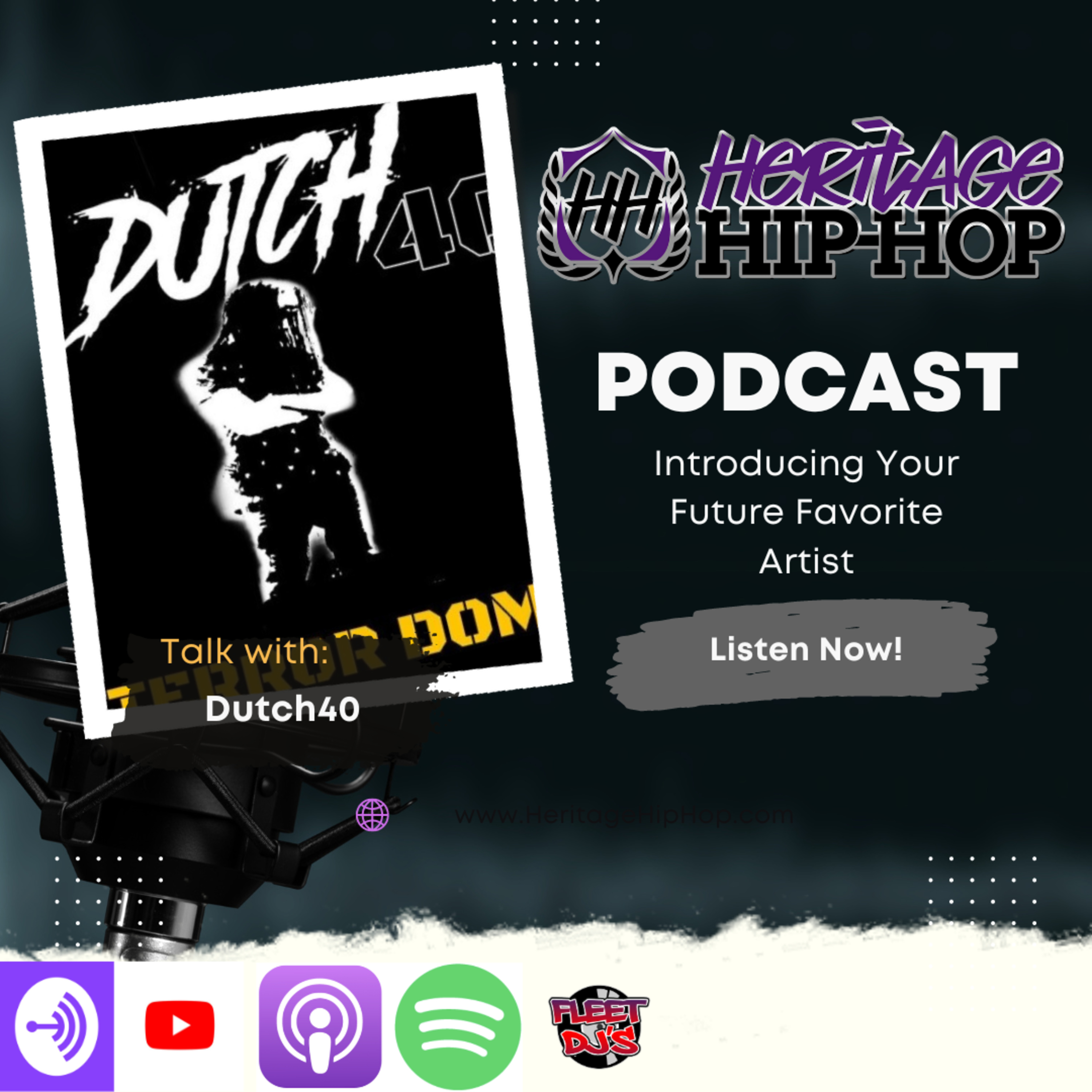 Heritage Hip-Hop Podcast Ep. 198 Dutch40 episode artwork