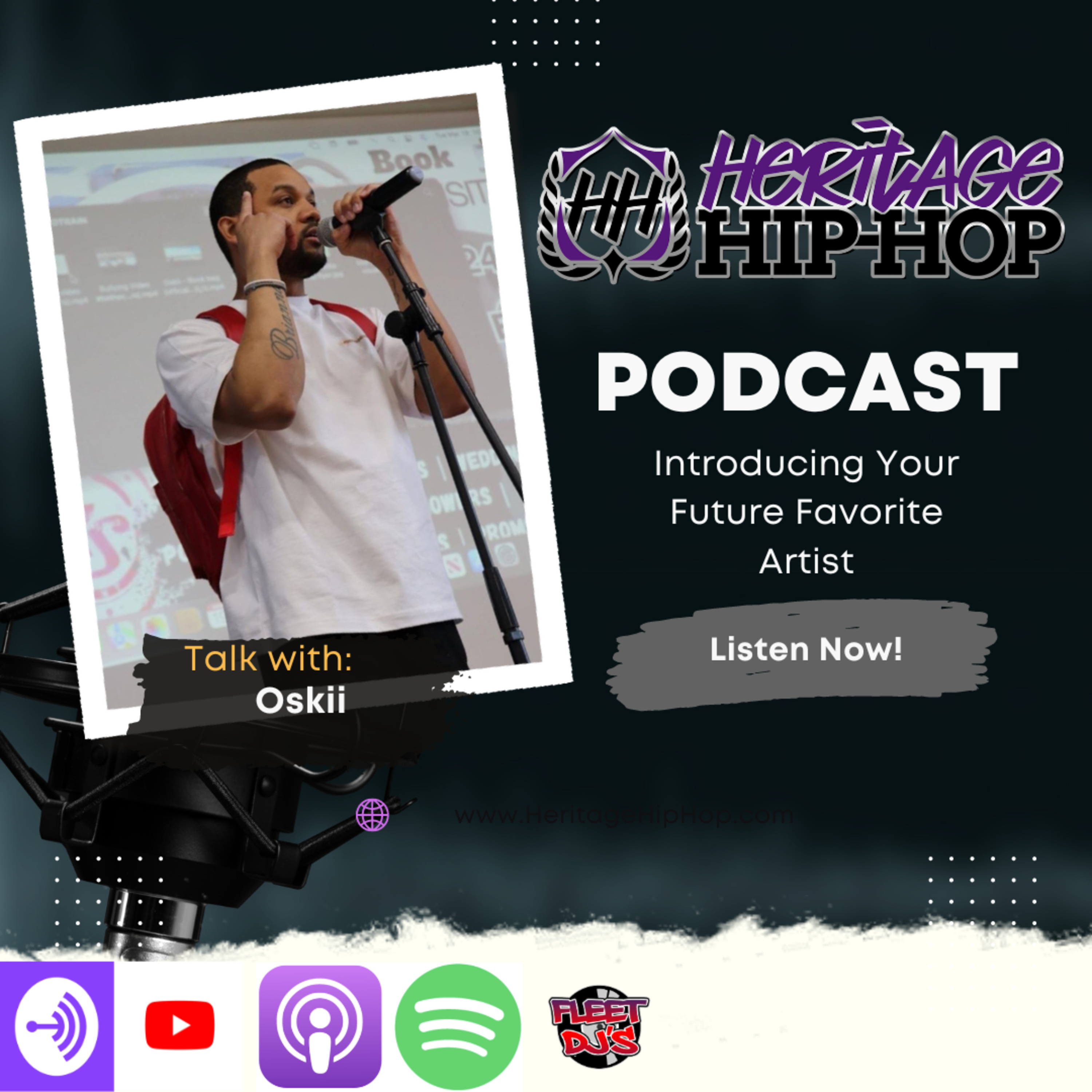 Heritage Hip-Hop Podcast Ep. 208 Oskii episode artwork