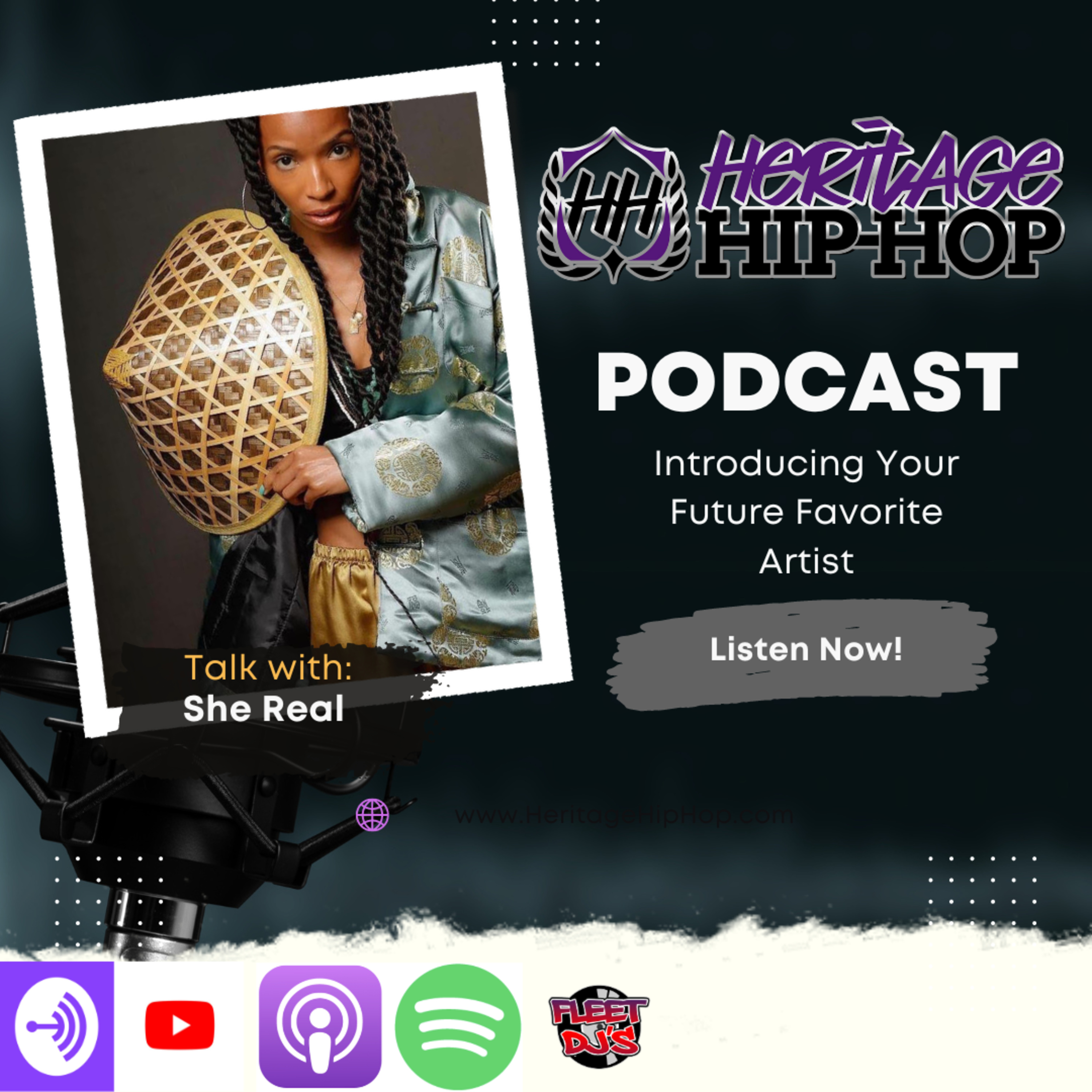 Heritage Hip-Hop Podcast Ep. 216 She Real Part 2 #IDRAMP episode artwork