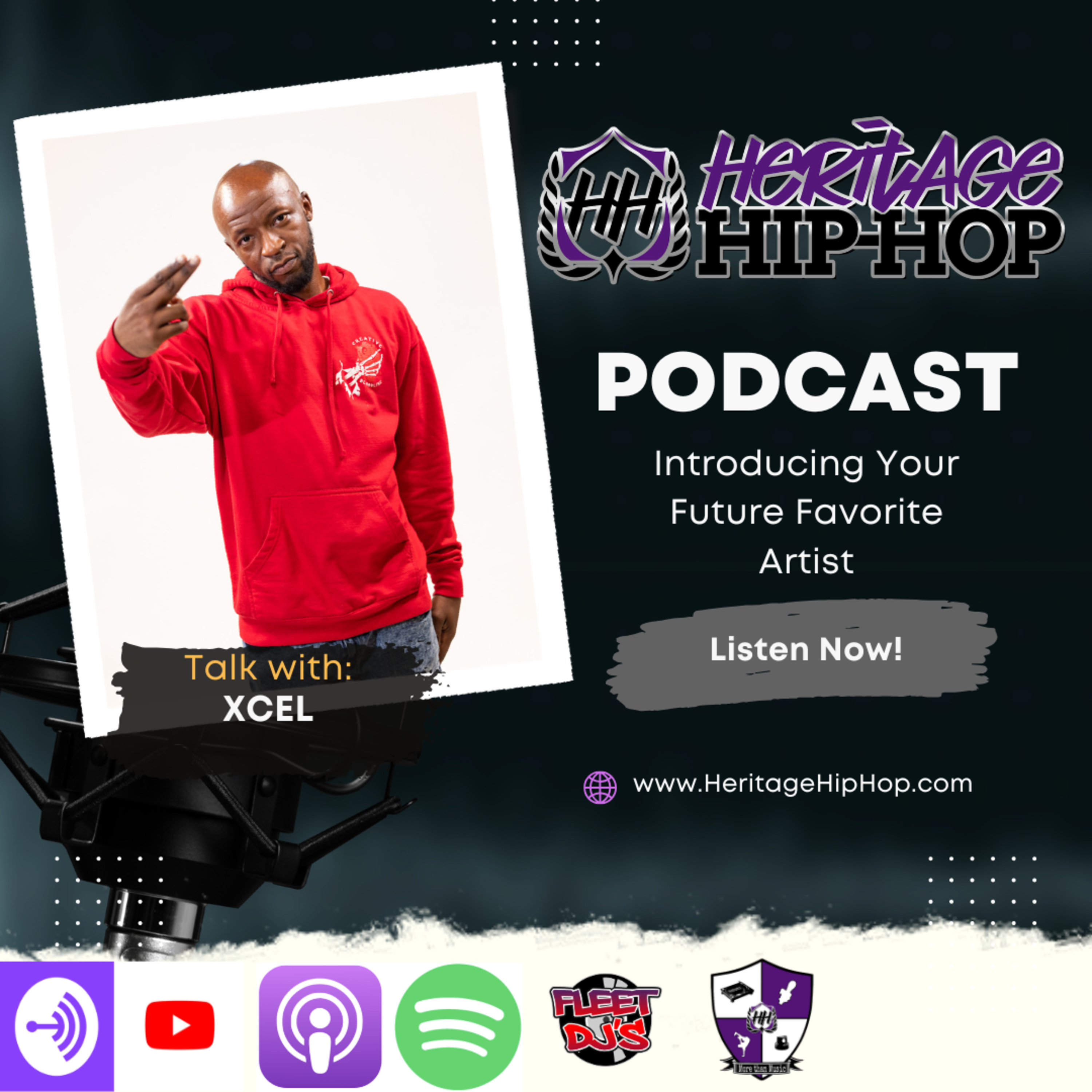 Heritage Hip-Hop Podcast Ep. 217 XCEL episode artwork