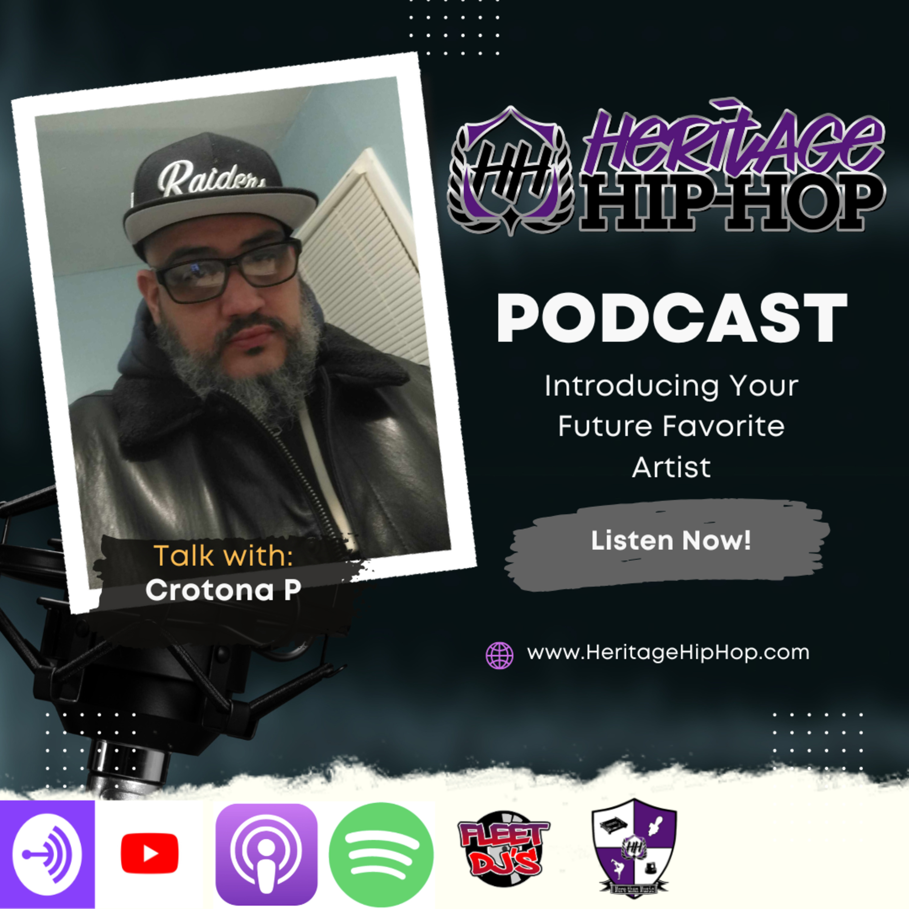 Heritage Hip-Hop Podcast Ep. 218 Crotona P episode artwork