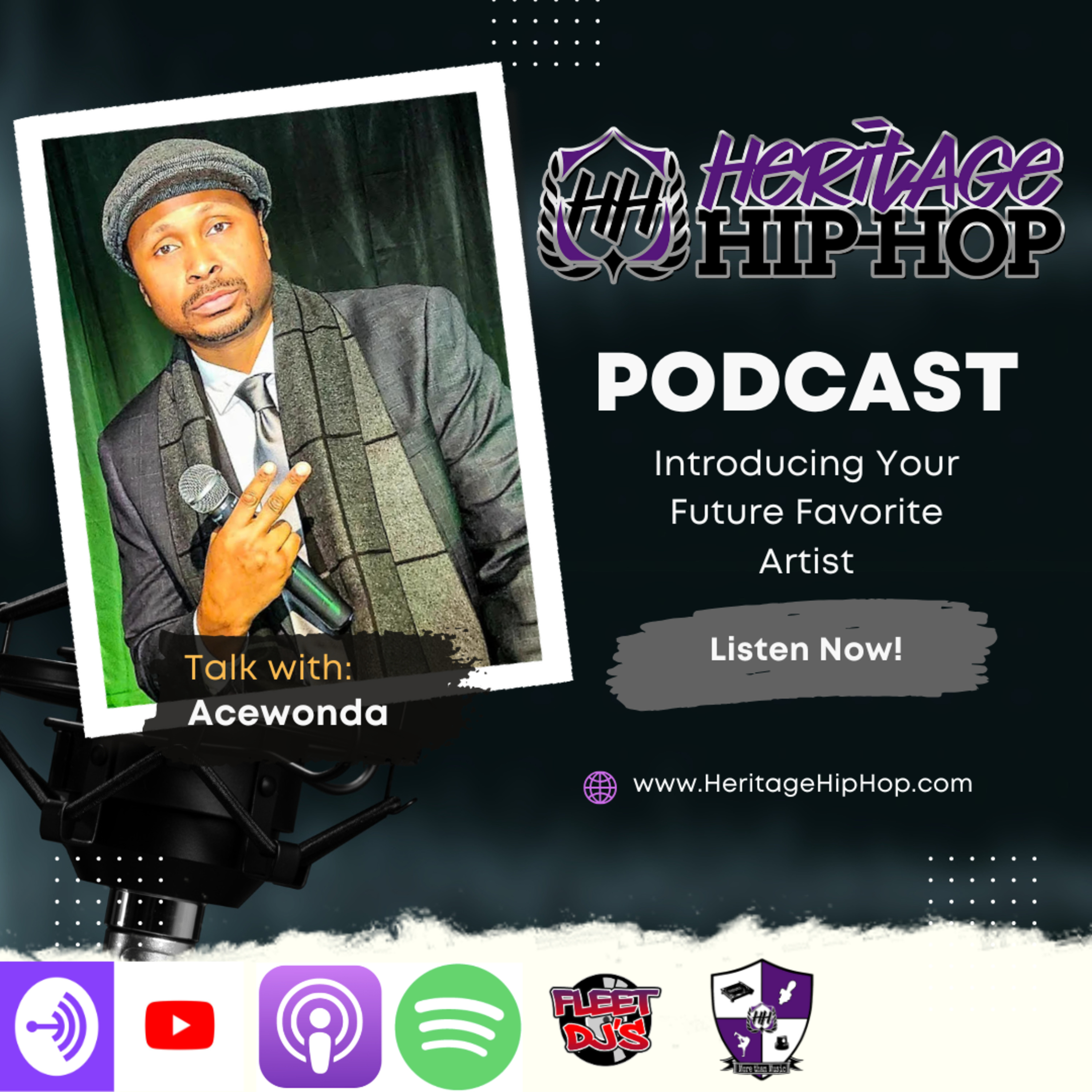 Heritage Hip-Hop Podcast Ep. 222 Acewonda episode artwork