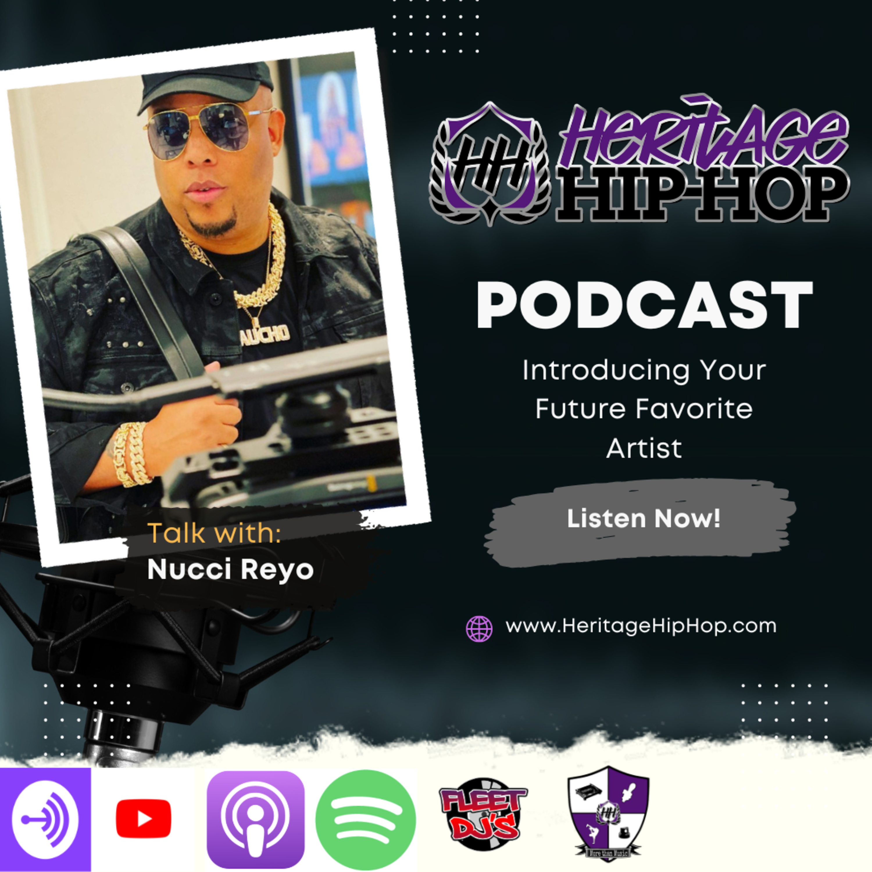 Heritage Hip-Hop Podcast Ep. 223 Nucci Reyo episode artwork