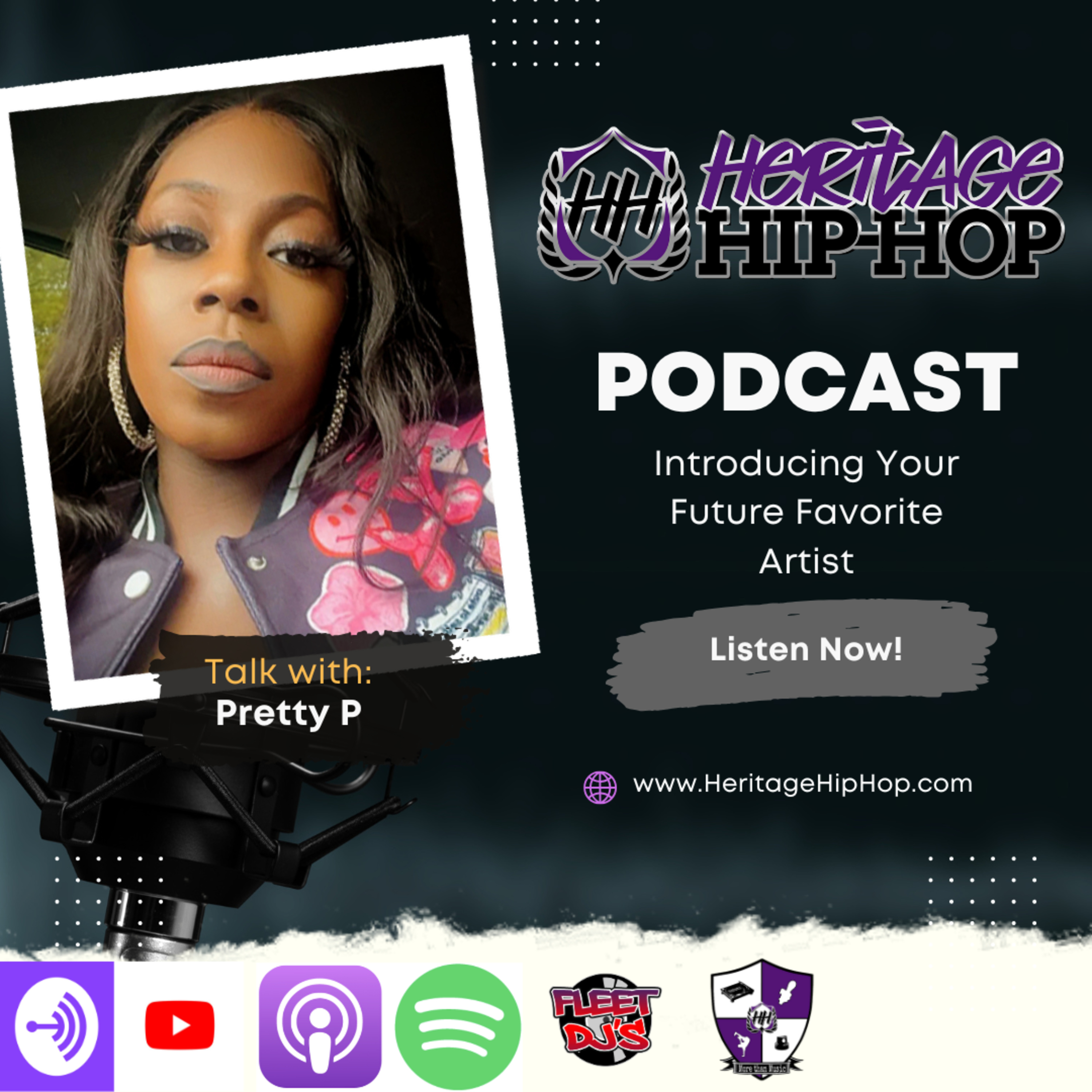 Heritage Hip-Hop Podcast Ep. 228 Pretty P episode artwork