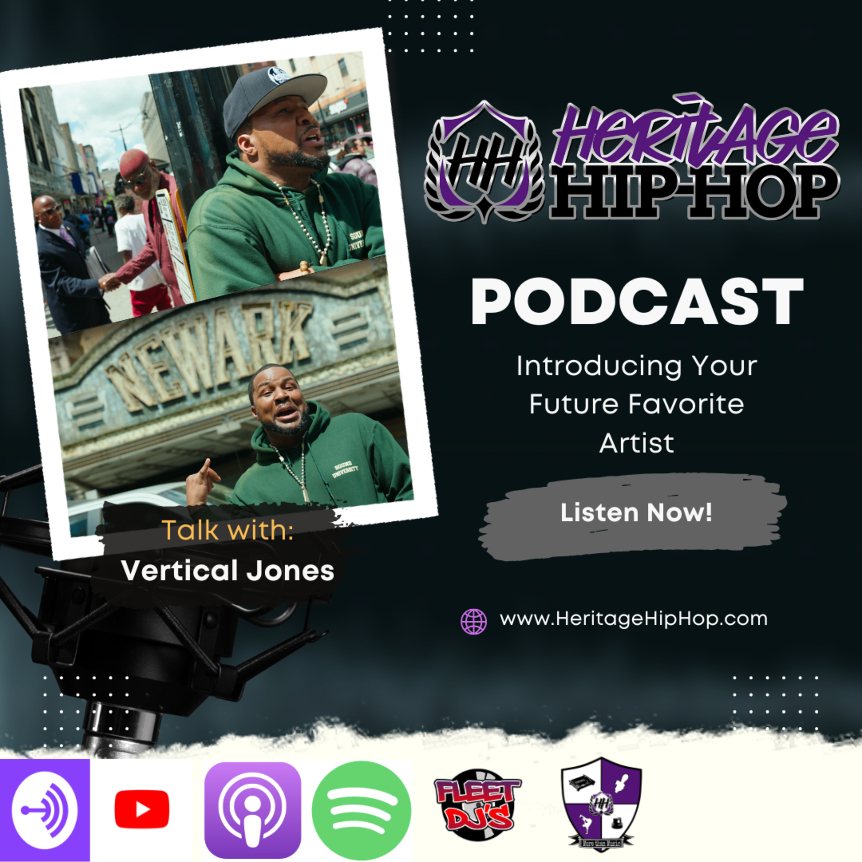 Heritage Hip-Hop Podcast Ep. 231 Vertical Jones episode artwork