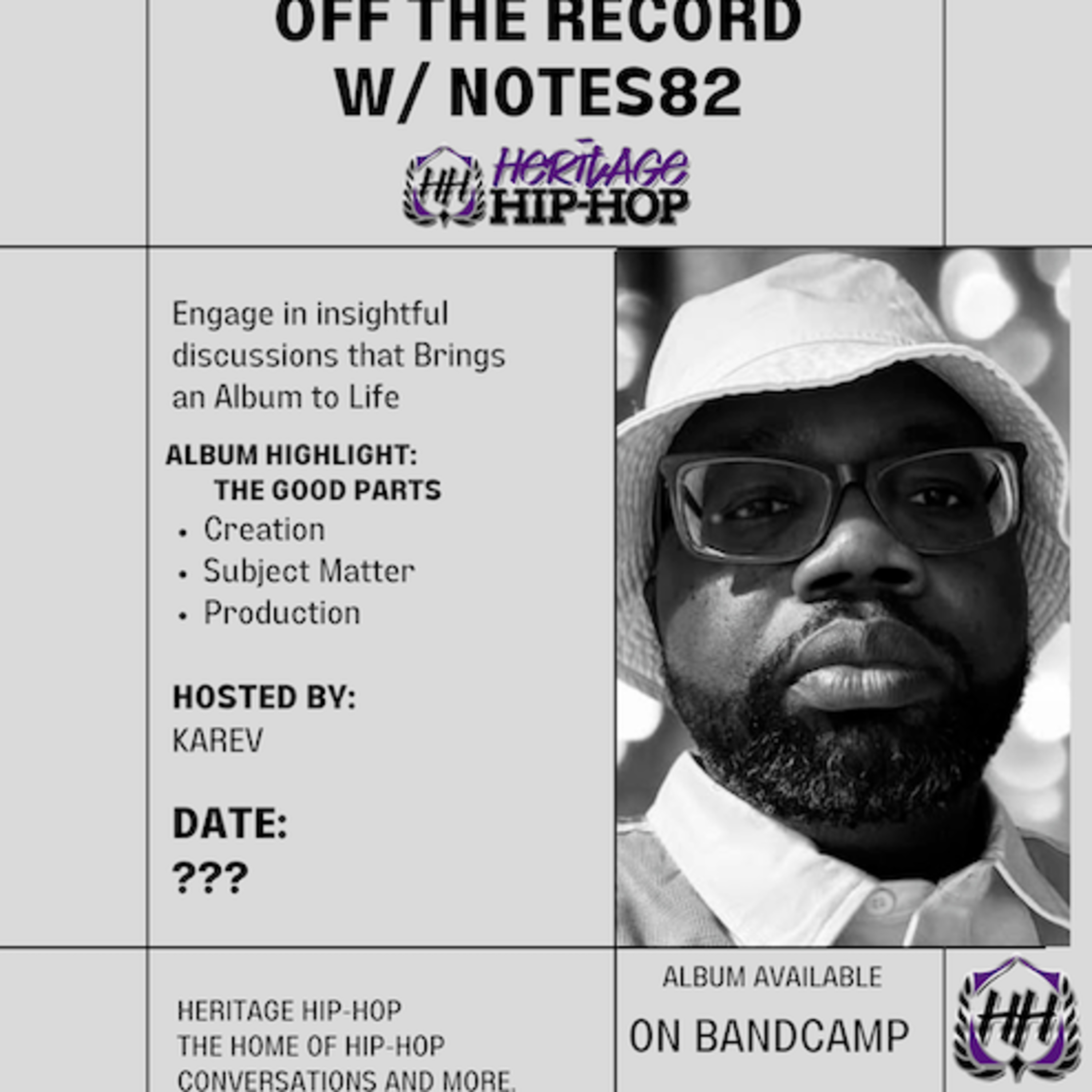 Off the Record Ep. 2 Notes 82 Cover Art LP episode artwork