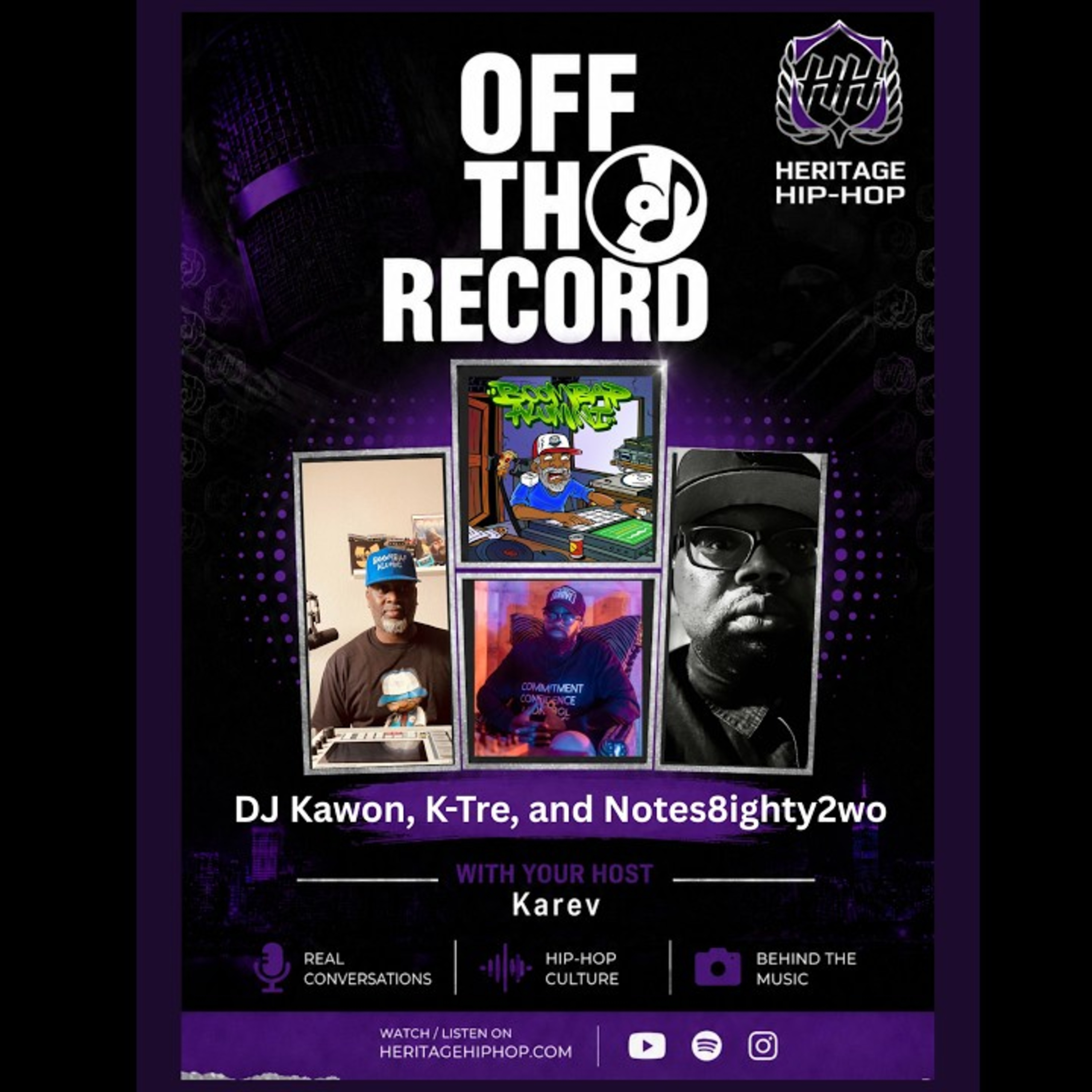 DJ Kawon, Notes8ighty2wo & K-Tre Break Down Boom Bap Alumni | Off The Record Exclusive episode artwork