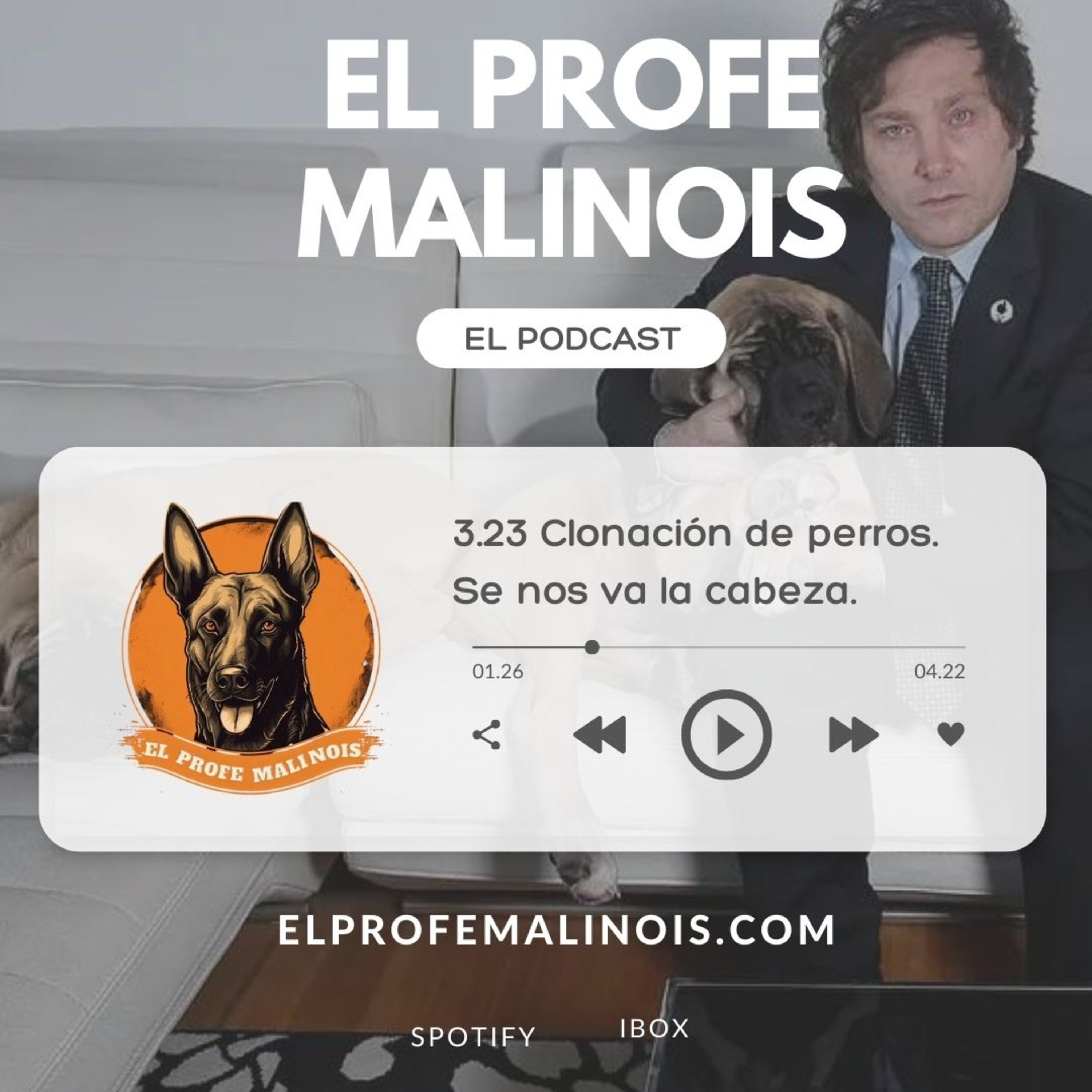 3.24 Clonación de perros. Se nos va la cabeza. episode artwork