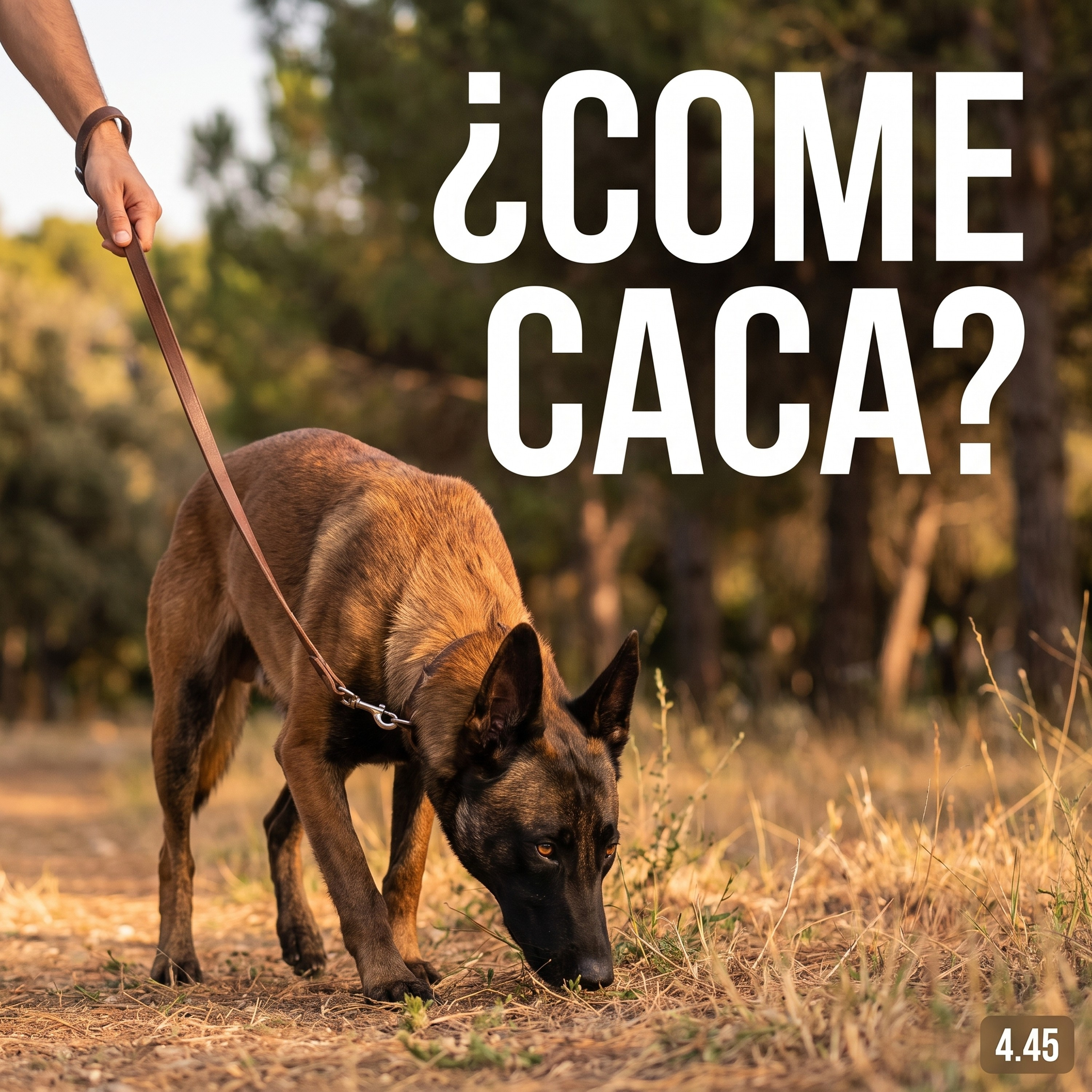 4.45 ¿Por qué mi perro come caca? (mitos, causas y cómo quitarlo) episode artwork