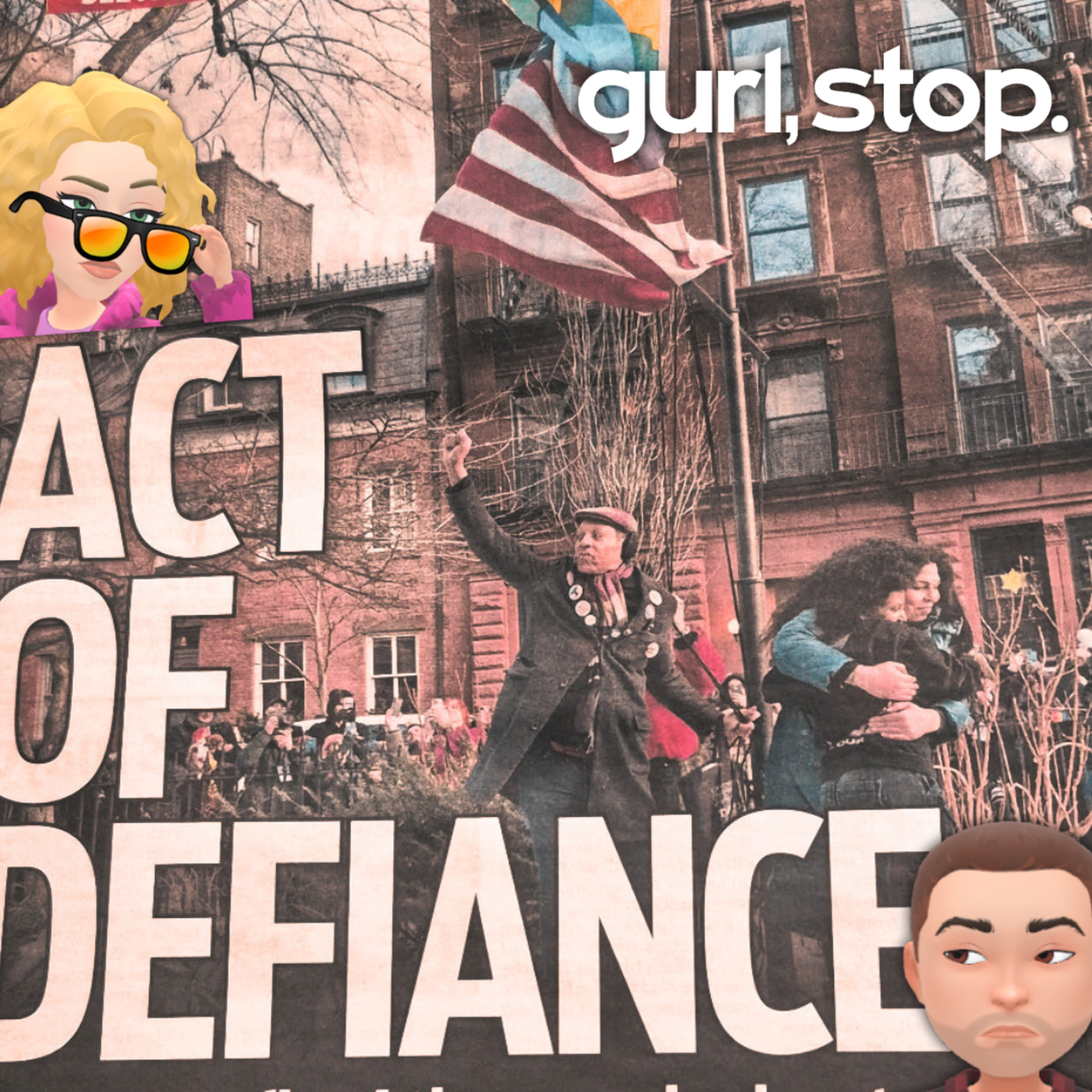 E160: Epstein, Epstein, Epstein, Heated Lesbians, Other Olympic News plus episode artwork