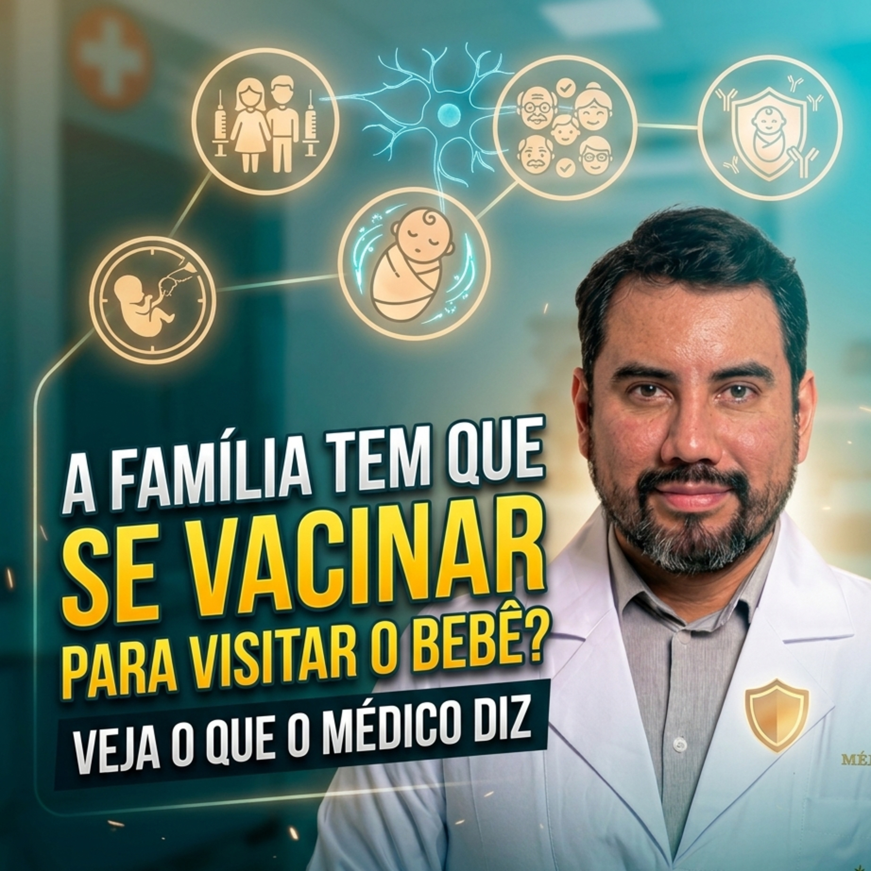 A família tem que se vacinar pra visitar o bebê episode artwork