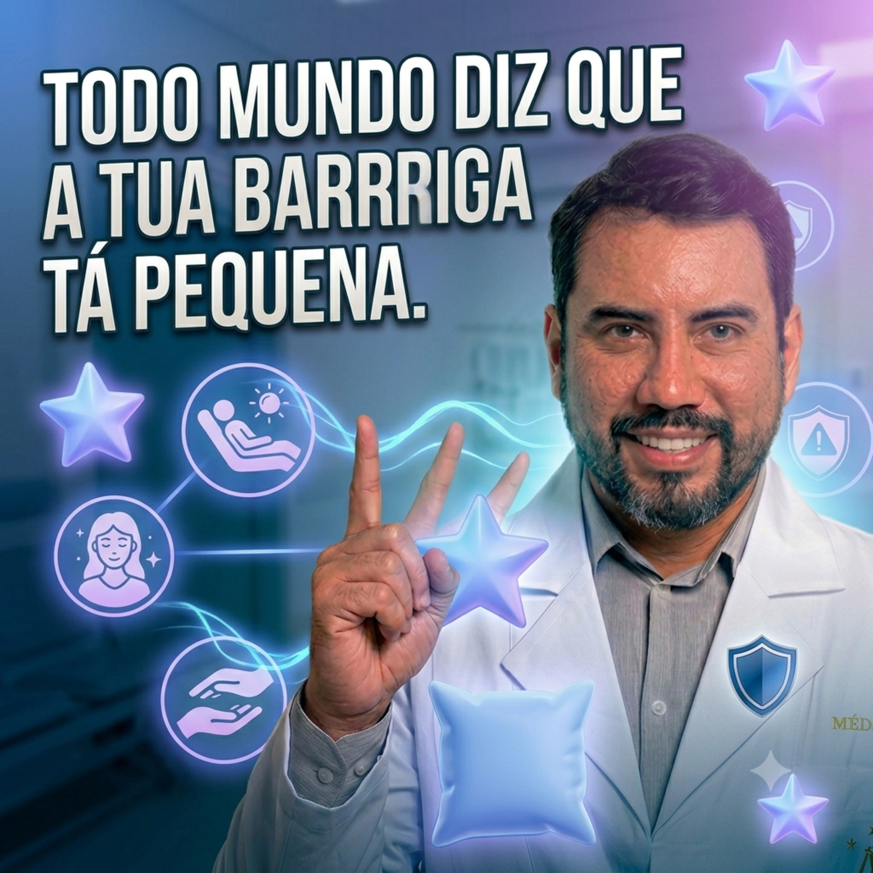 Todo mundo diz que a tua barriga tá pequena episode artwork