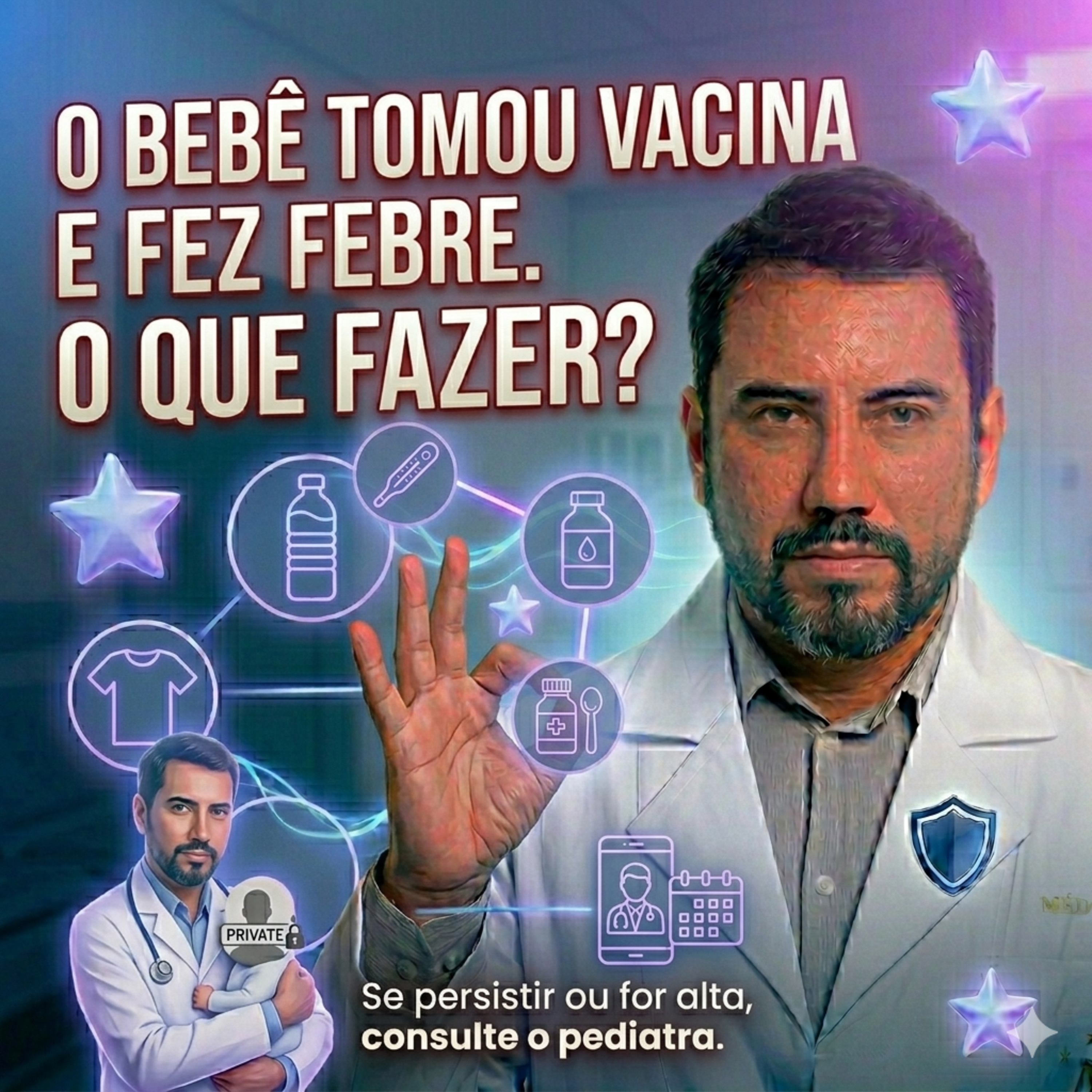 O bebê tomou vacina hoje e fez febre. O que fazer? episode artwork