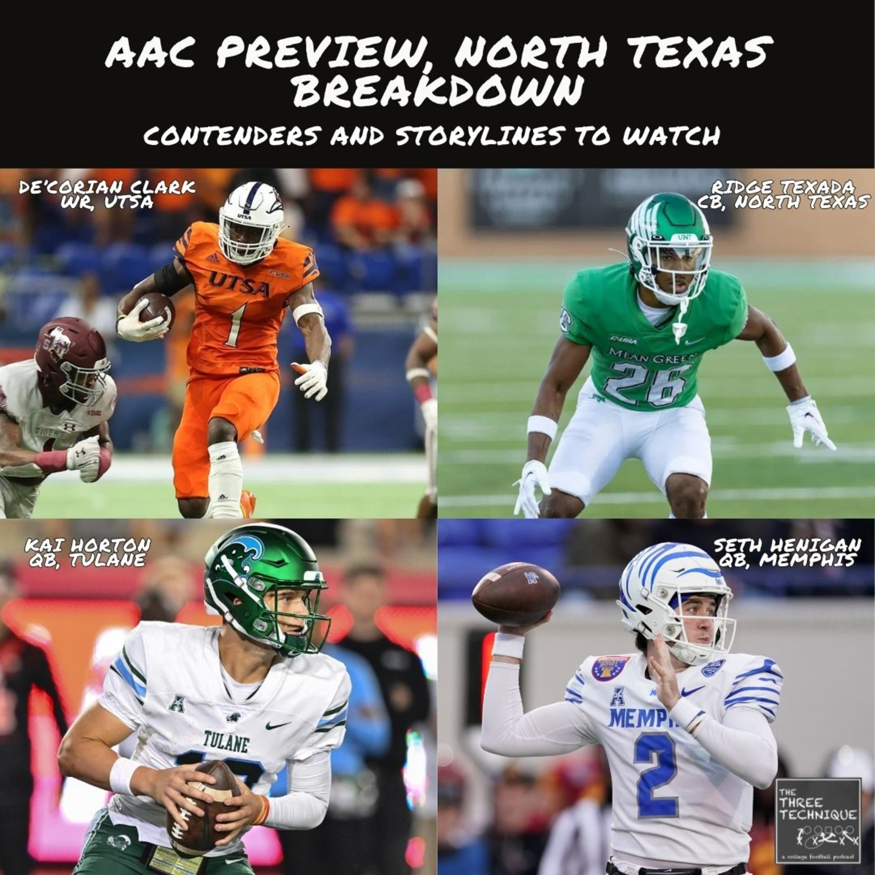 AAC Preview, North Texas Breakdown feat. JD Davis of The North Texas Eagle - Episode 217 episode artwork