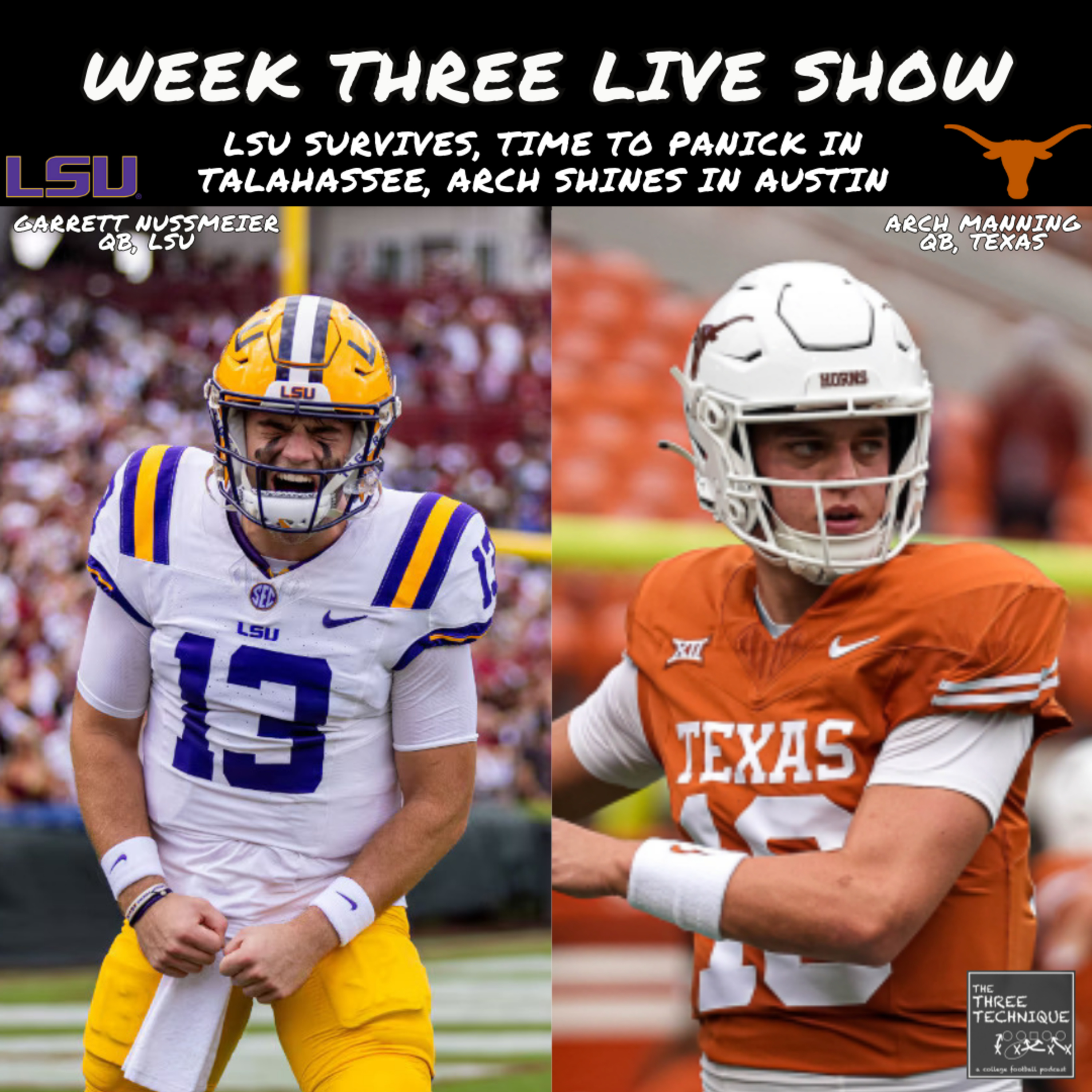 Week Three Live Show: Georgia and LSU Survive, A&M Makes a Statement, and more Surprise Rivalry Spice! episode artwork