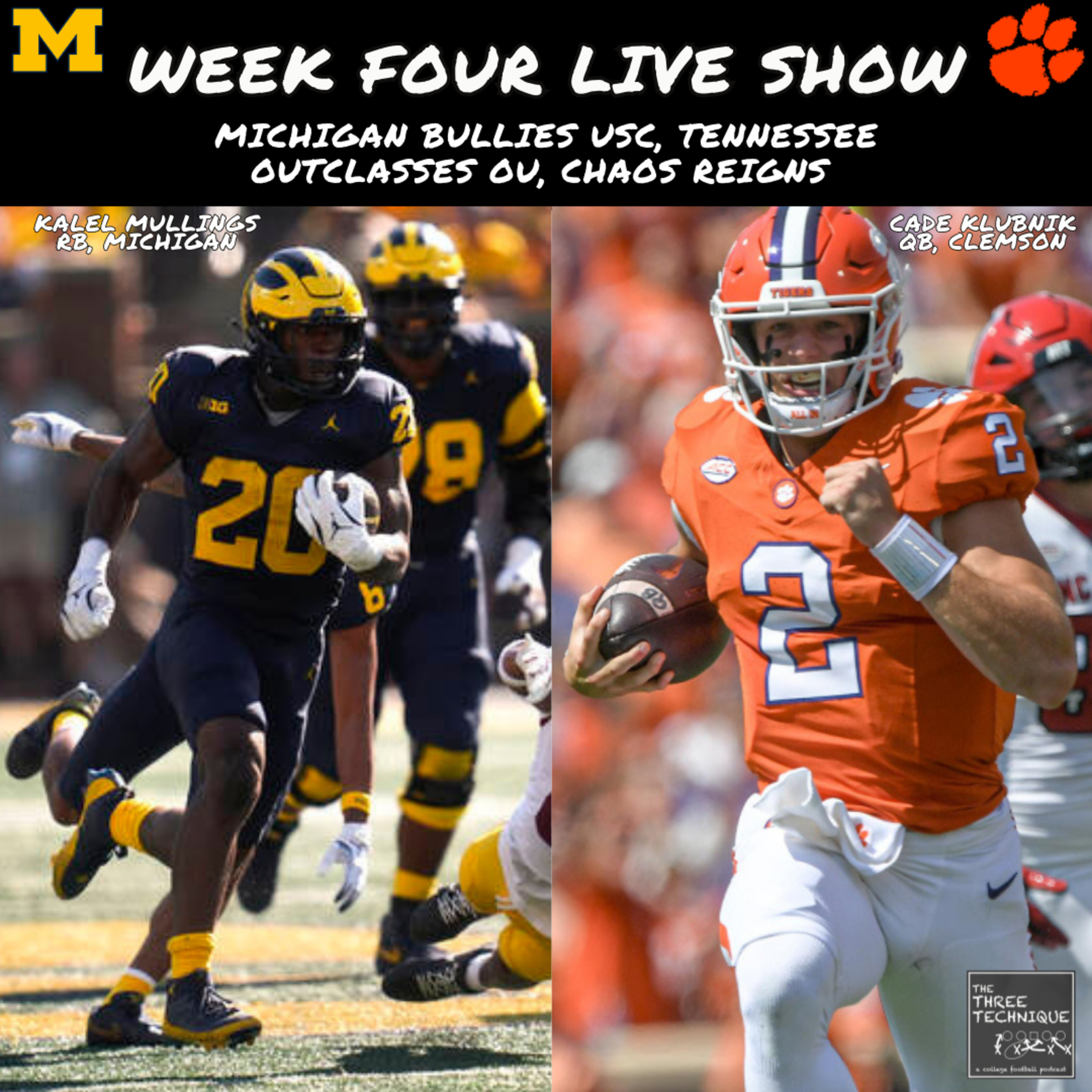 LIVE Reaction: Chaos in Week Four! USC Run Over by Michigan | Utah’s Defense Stifles Pokes | Heupel's Homecoming a Success - Episode 230 episode artwork
