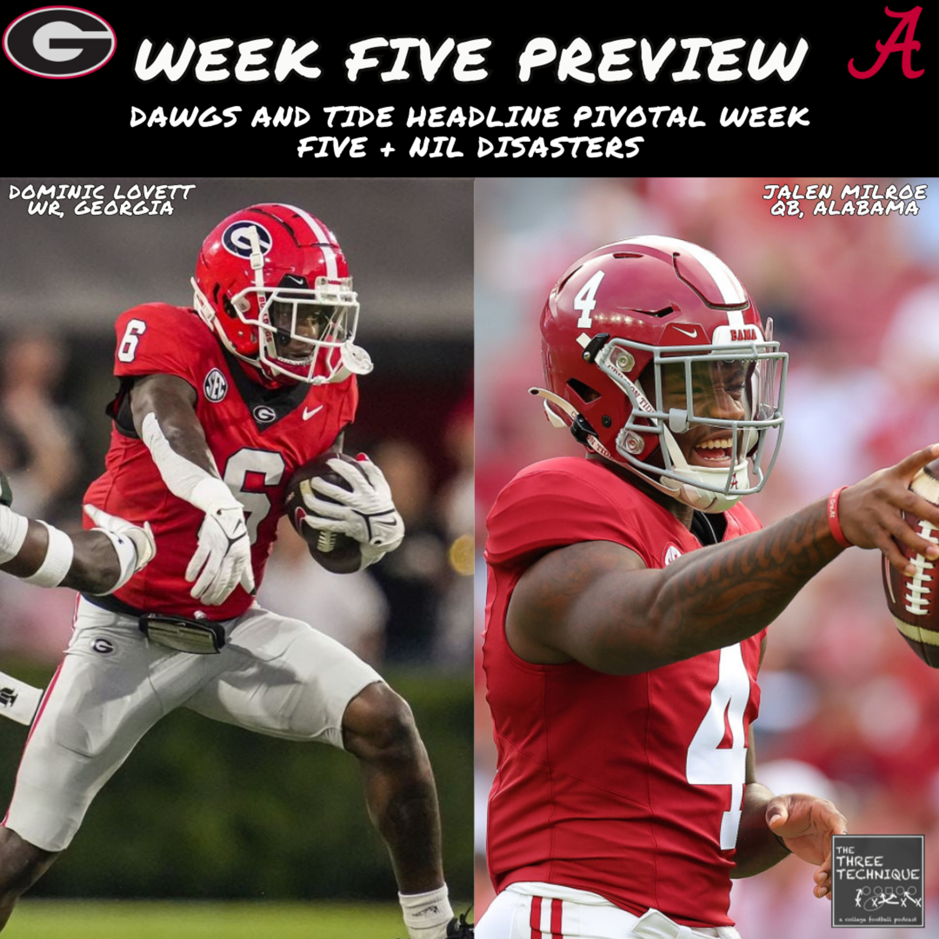 Dawgs and Tide Headline Week Five! Big XII Elimination Games + "To the Cliffs" Message Board Specials - Episode 231 episode artwork