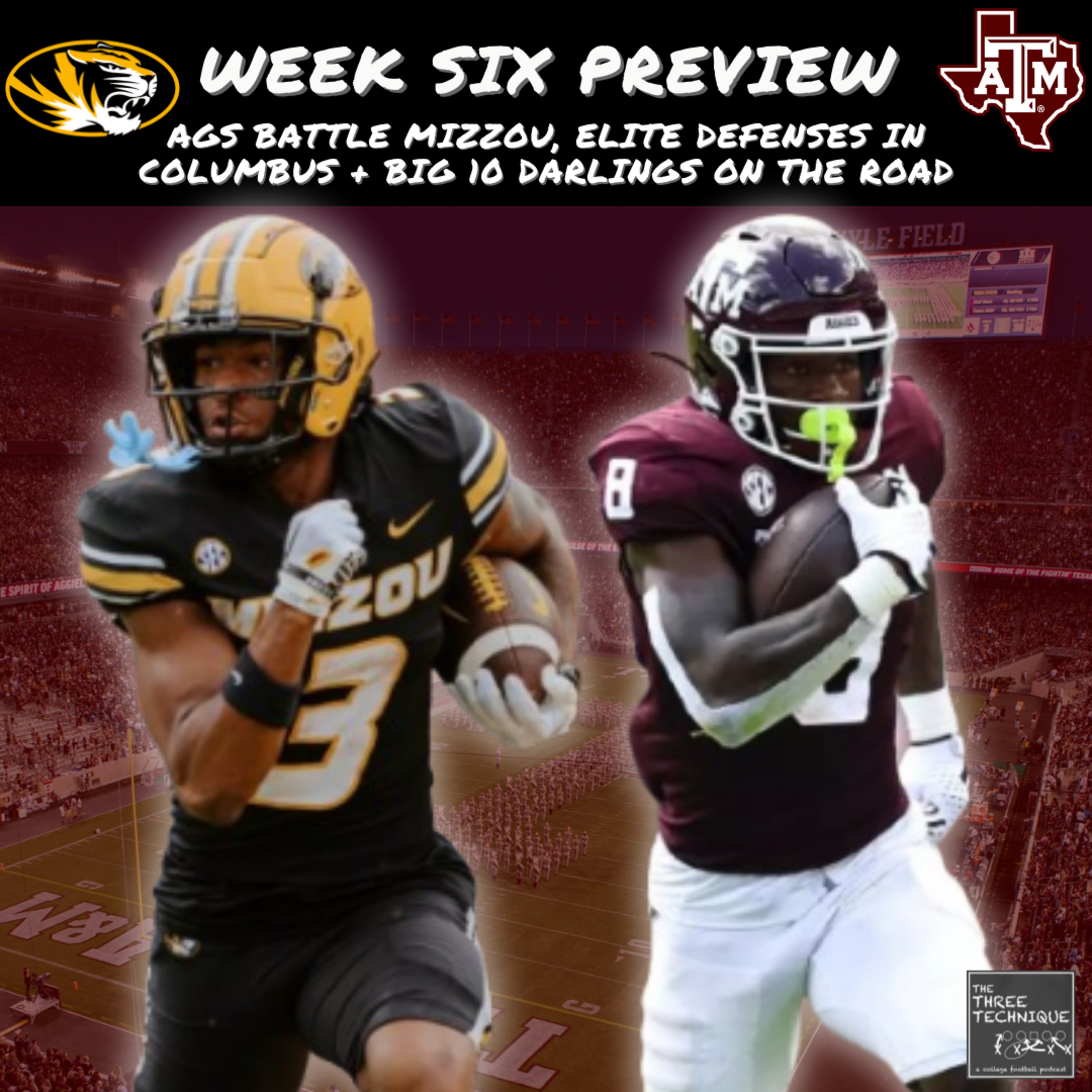 Swing Game at Kyle Field, Ohio State Hosts Iowa, Rutgers Charges into Lincoln + Saturday Storylines for Louisville, Georgia, and Ole Miss - Episode 233 episode artwork