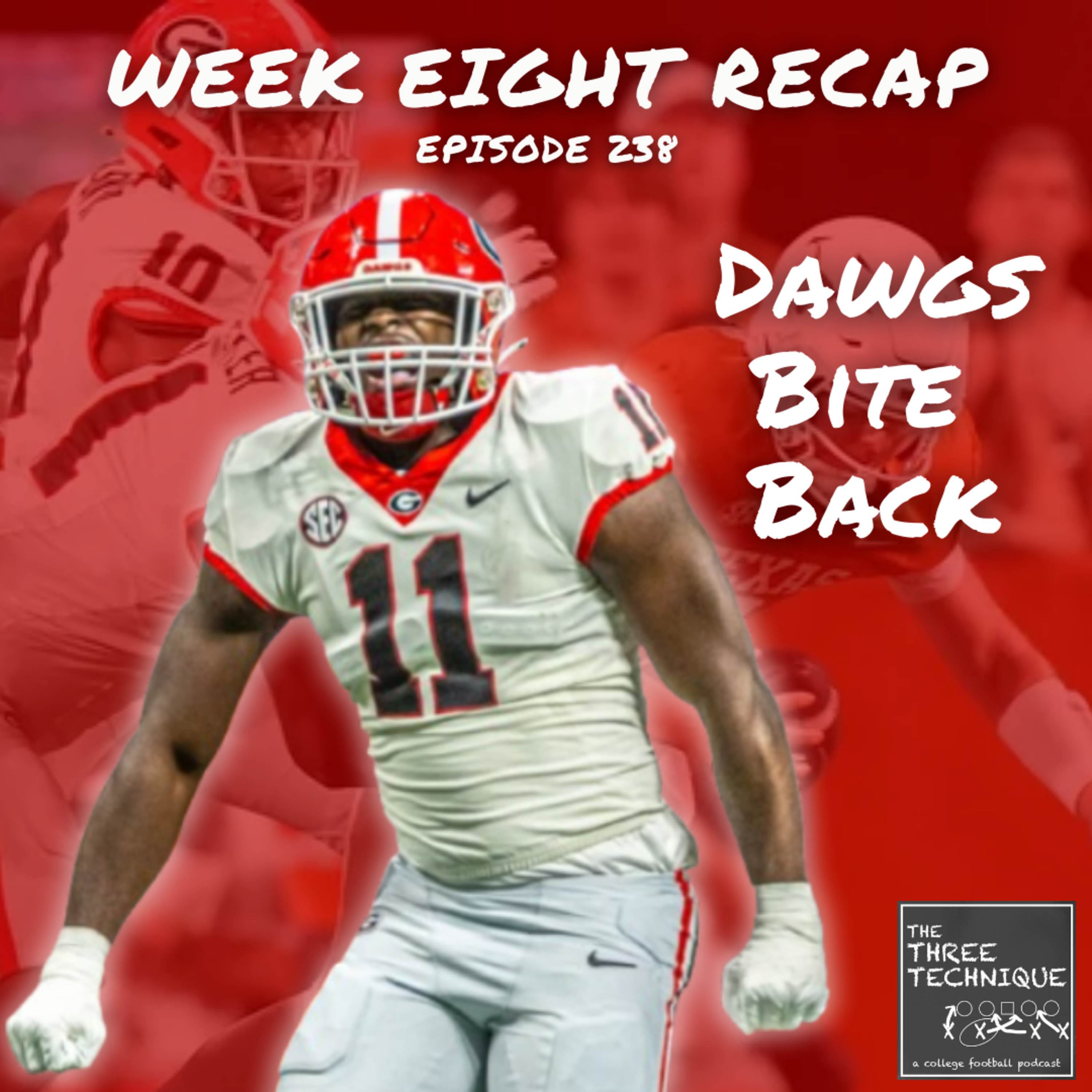 Week Eight Recap: Georgia Bullies Texas, Tennessee Knocks Off Bama, Miami Wins a Thriller + More! - Episode 238 episode artwork