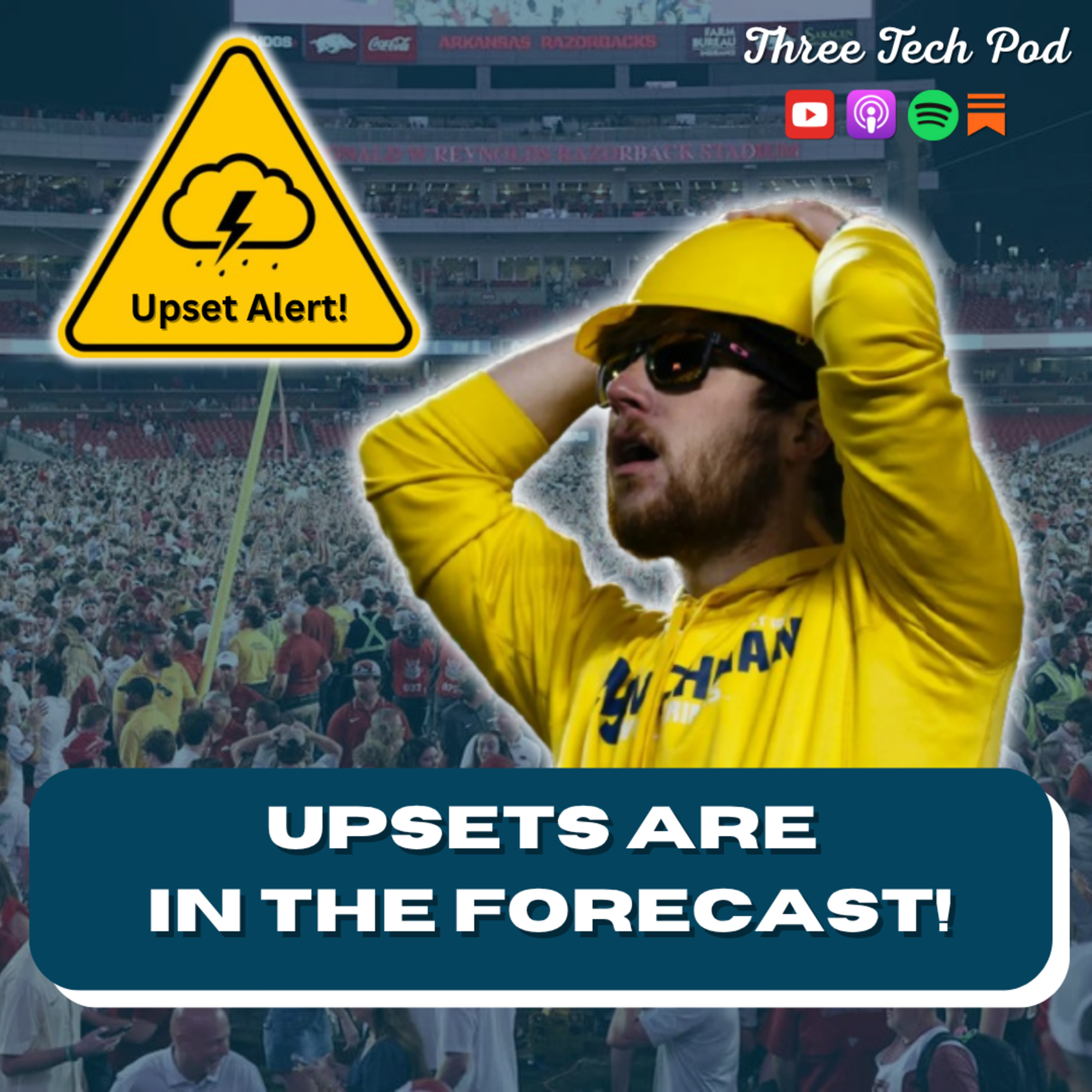Forecasting UPSETS for the 2025 College Football Season: Who has an advisory, watch, and warning? - Episode 288 episode artwork