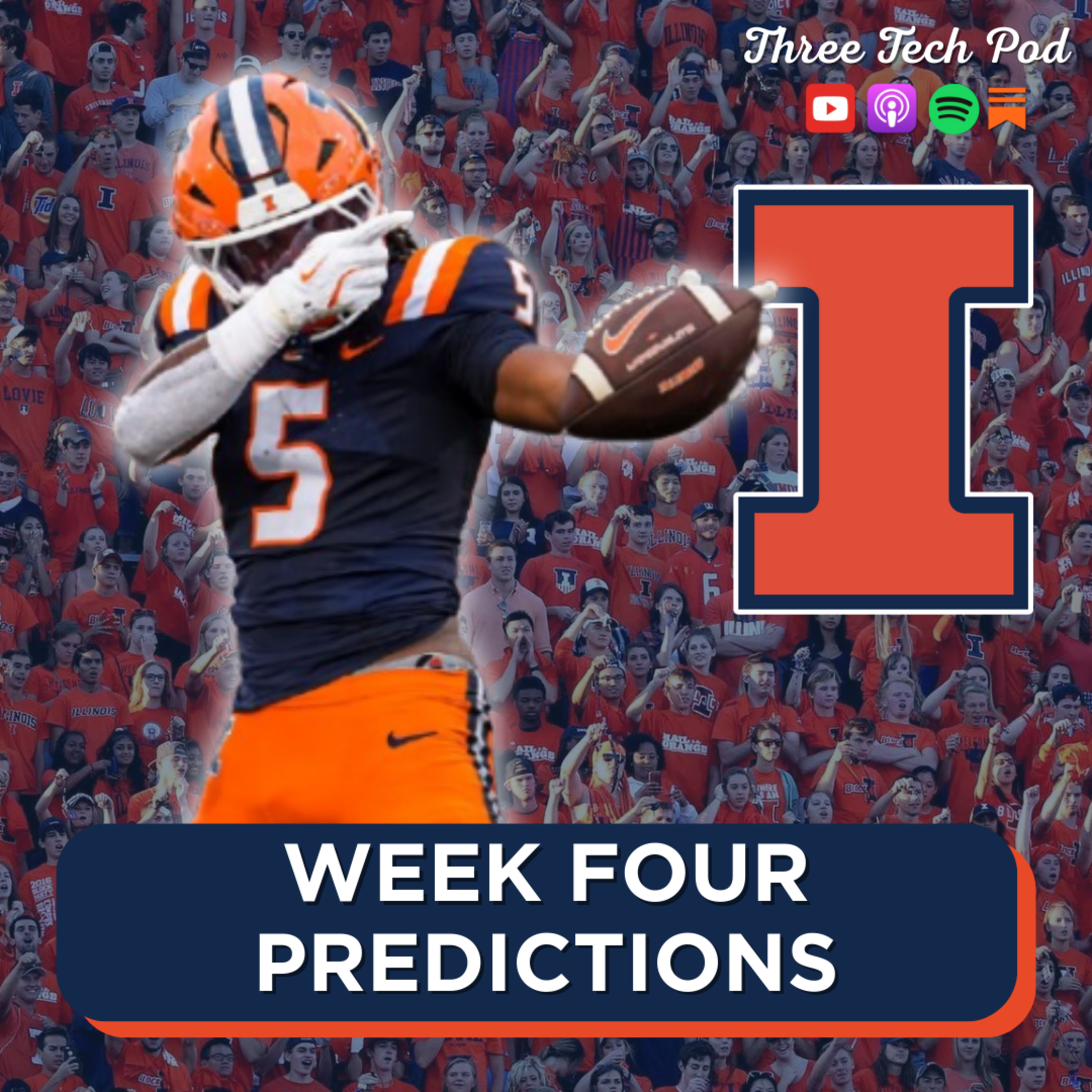 Week Four Preview: Texas Tech on the road at Utah, Illinois and Indiana battle, Auburn travels to Oklahoma, and best Saturday Storylines - Episode 323 episode artwork