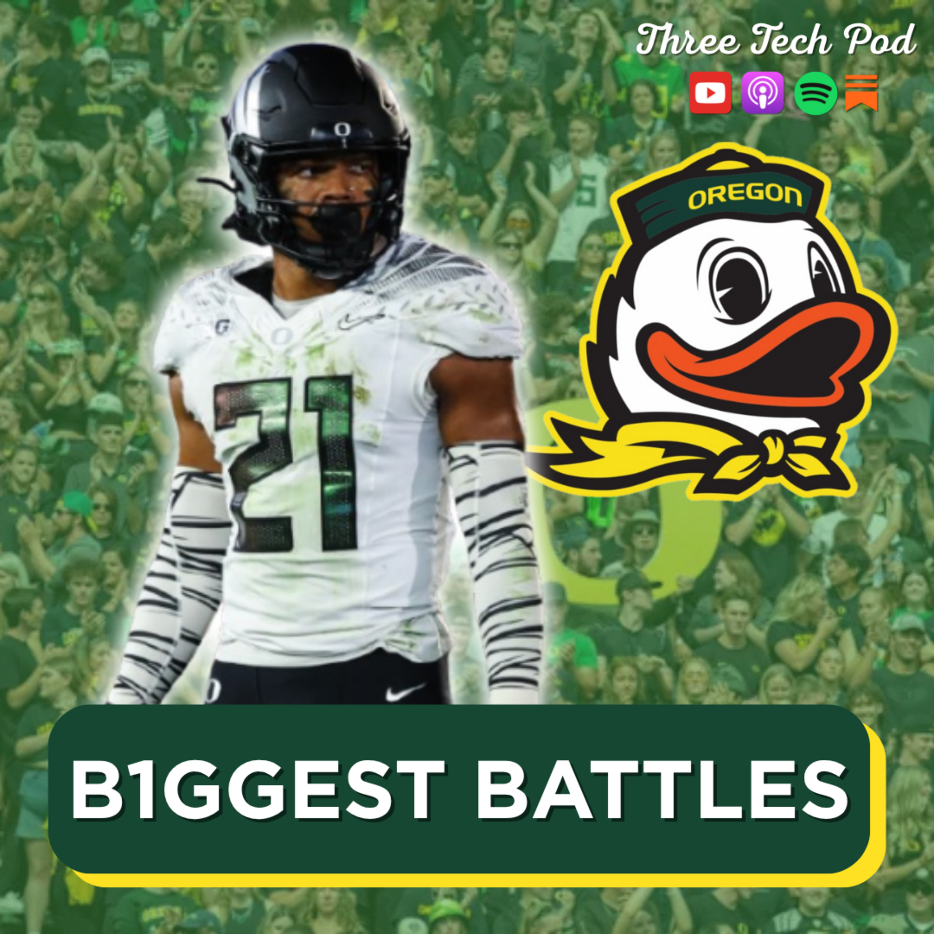 B1GGEST Games of Week Seven: Ducks Host Explosive Hoosiers, A Critical Red River Shootout for Texas, and Mizzou Welcomes The Tide! - Episode 329 episode artwork