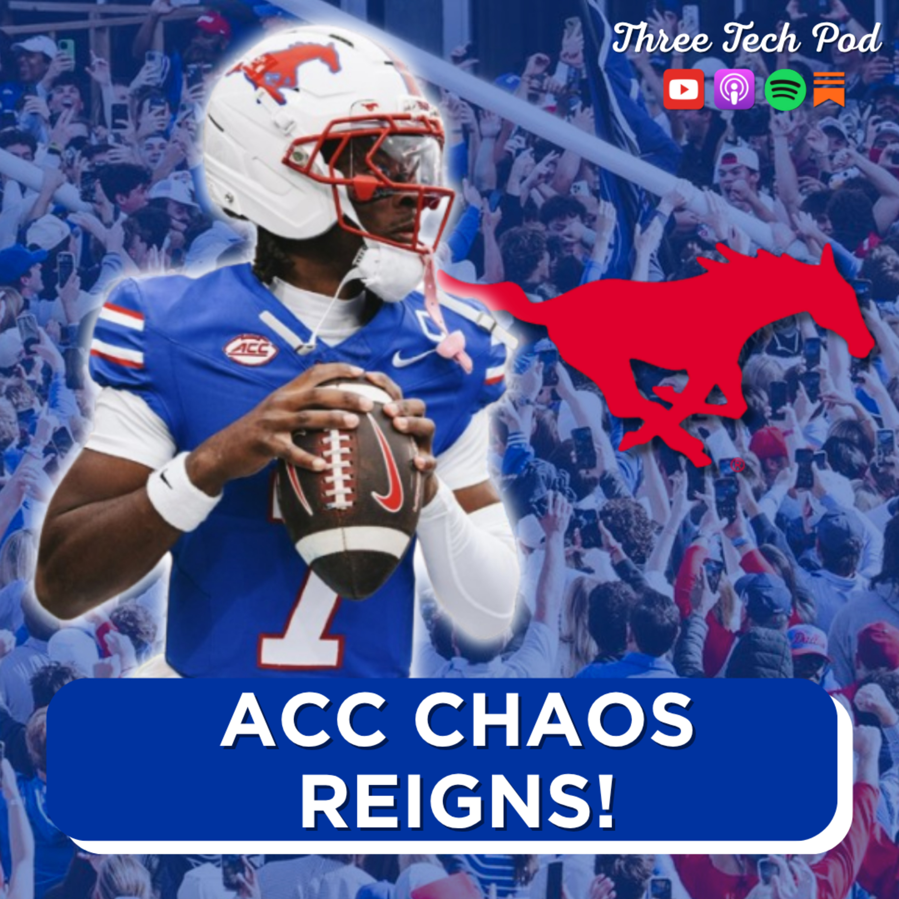 Week Ten Reactions: ACC Chaos, Hugh Freeze Out at Auburn, and a Six Way Tie in the American! Episode 336 with the Walk-On Redshirts episode artwork