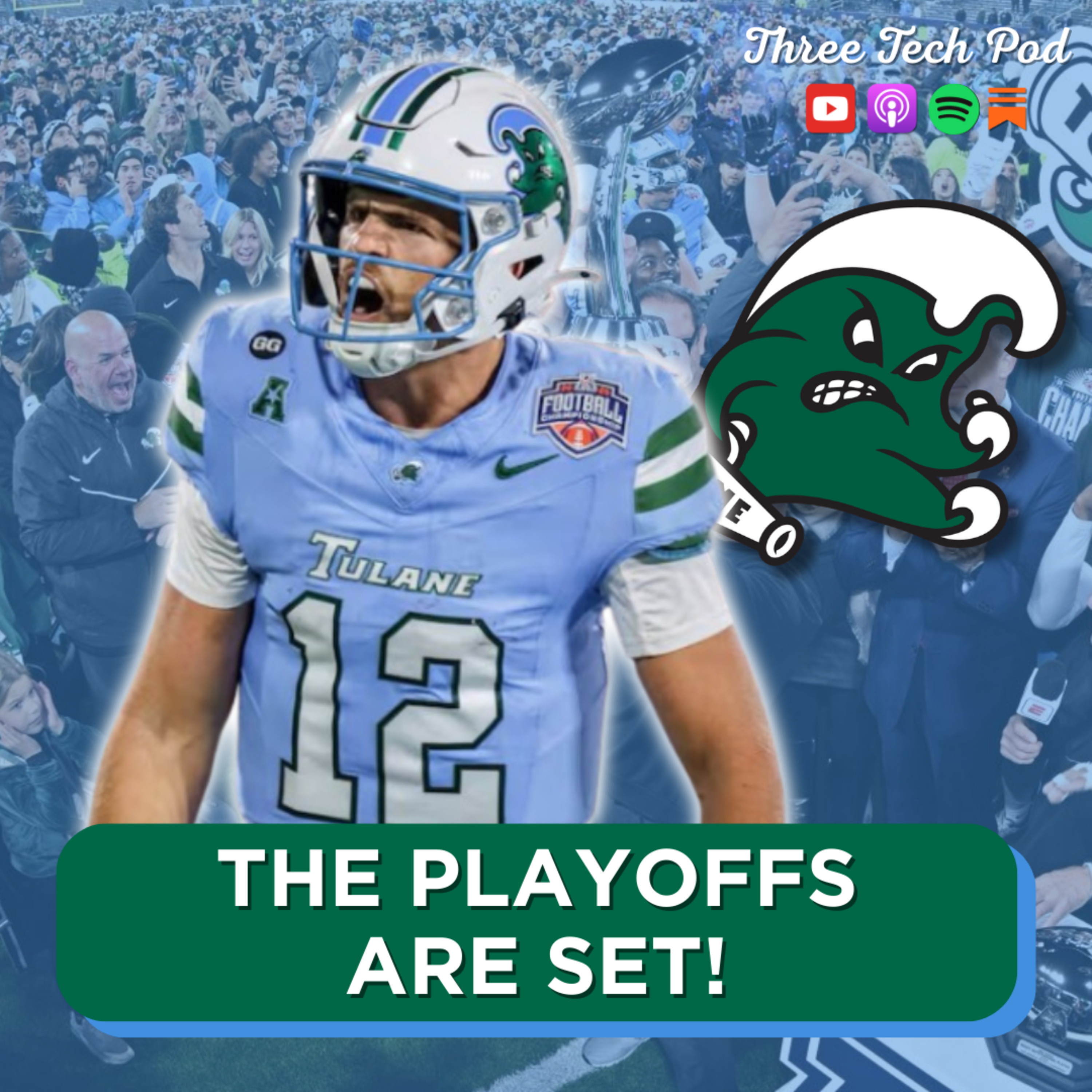 LIVE: Final CFP Rankings Reaction with Always Talkin' Ball and Walk-on Redshirts! - Episode 346 episode artwork