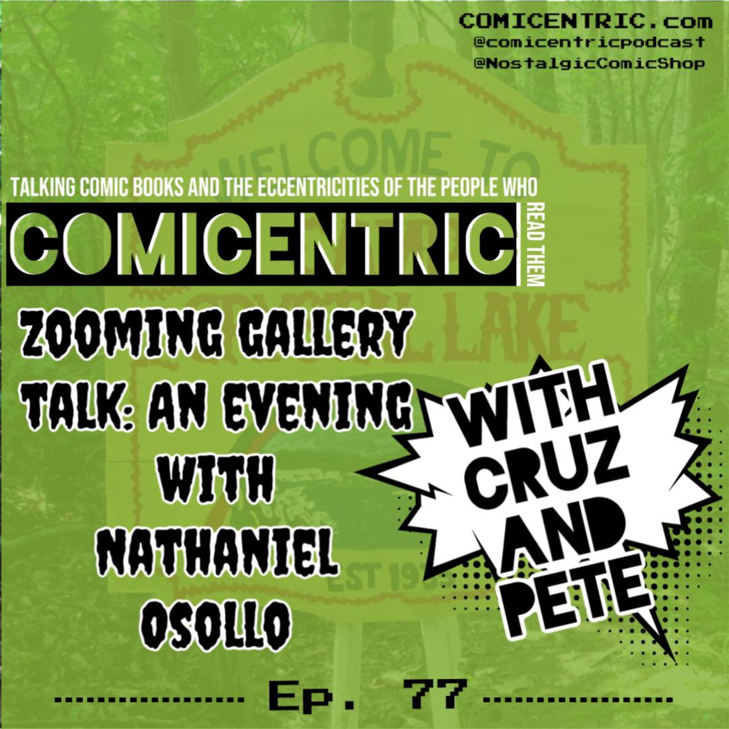 Comicentric Issue 77: Zooming gallery talk: An evening with Nathaniel Osollo