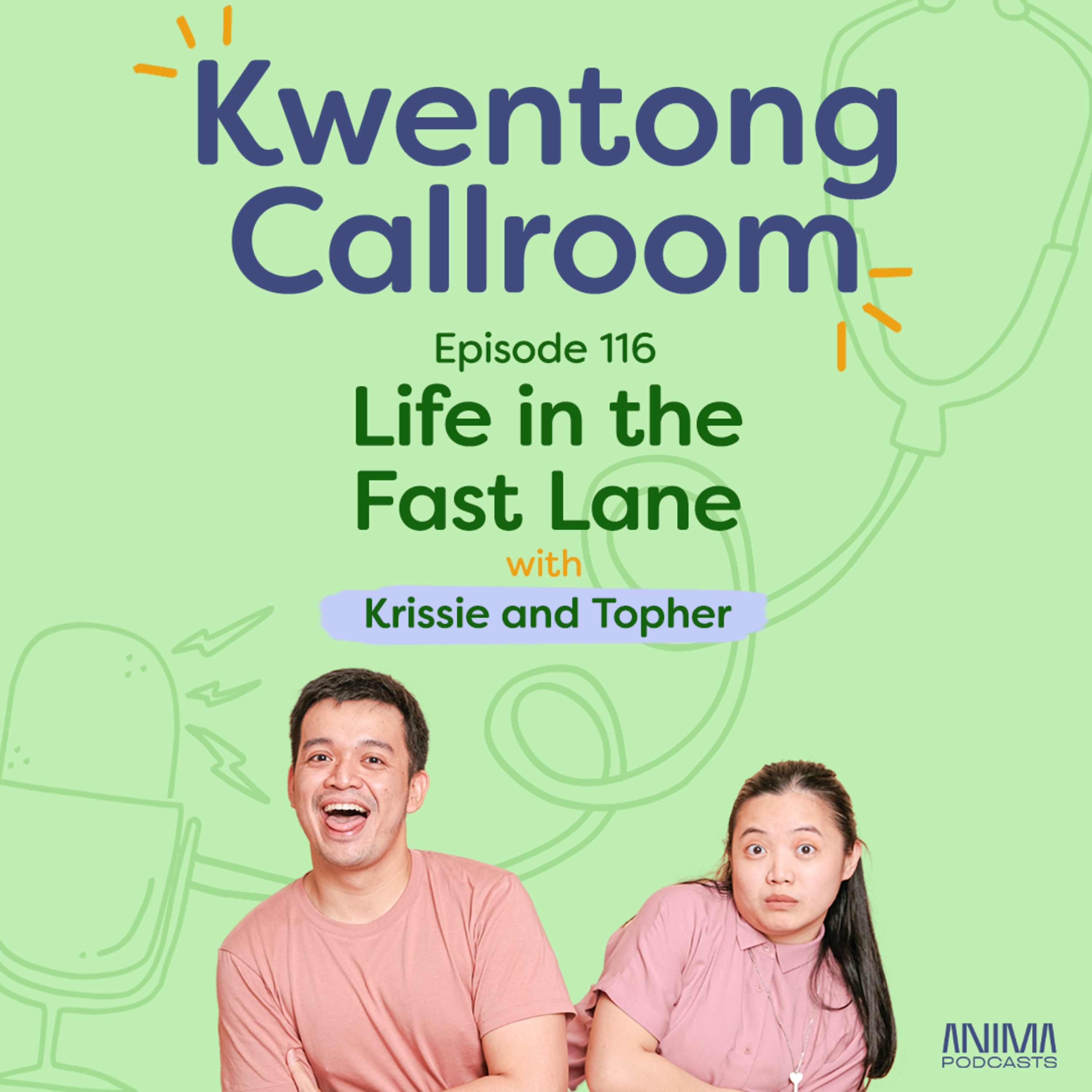 Ep. 116: Life in the Fast Lane | with Krissie and Topher episode artwork