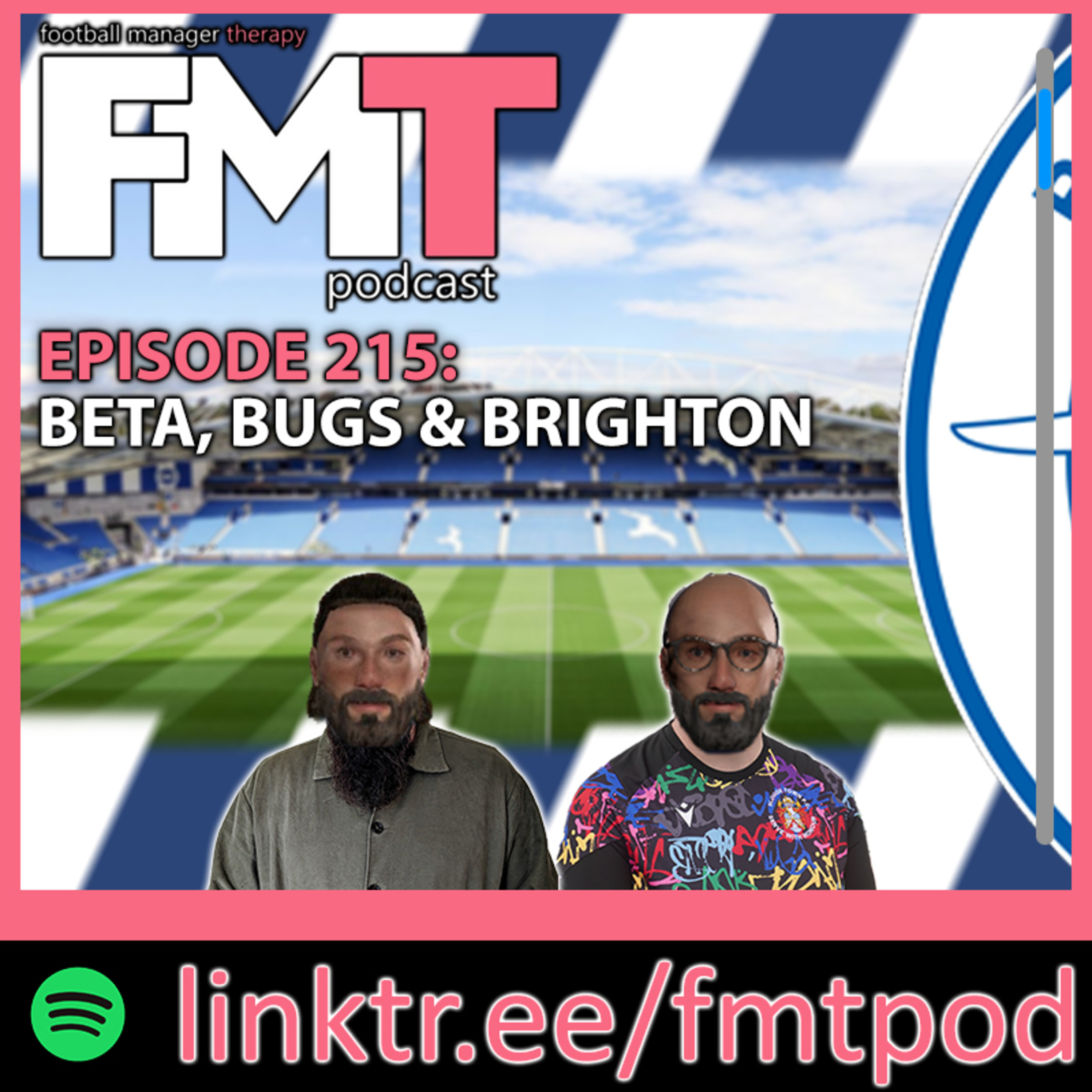 FMT Episode 215 - Betas, Bugs & Brighton FM26 episode artwork