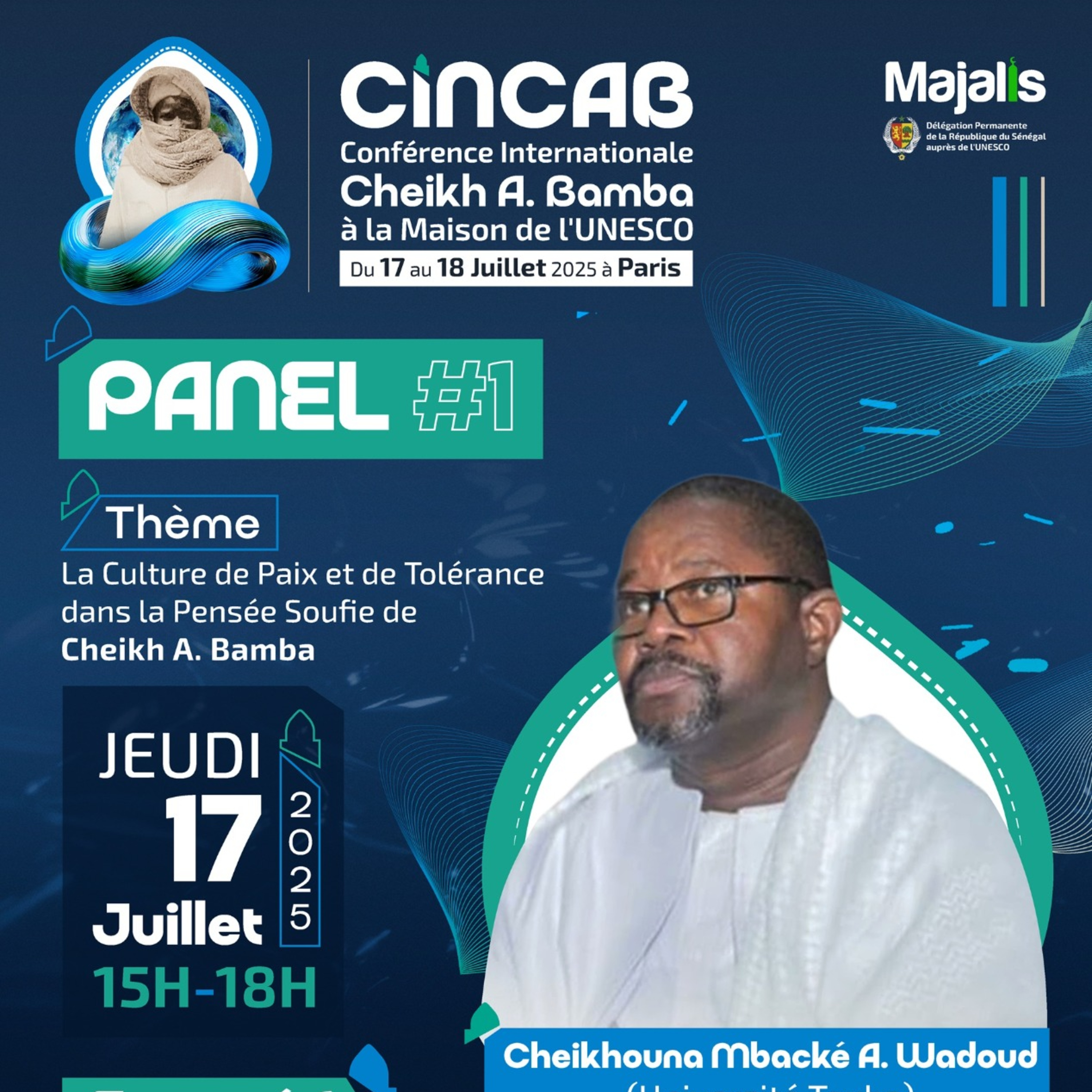 UNESCO 2025 : Cheikhouna Mbacké A. Wadoud : « La Culture de la Paix et de la Tolérance en Islam »