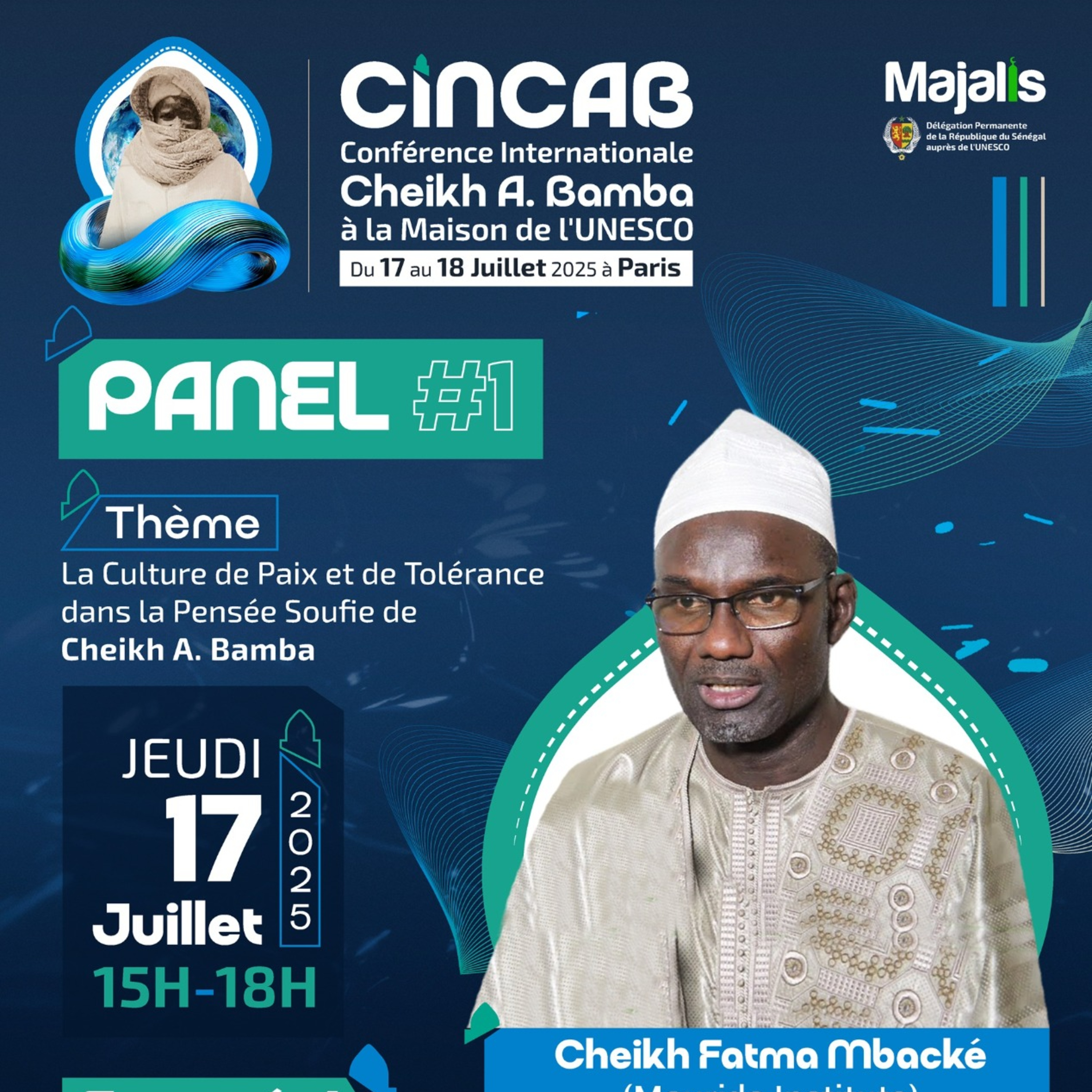 UNESCO 2025 : S. Cheikh Fatma Mbacké : «La Paix en Héritage ou le modèle mouride de vivre-ensemble»