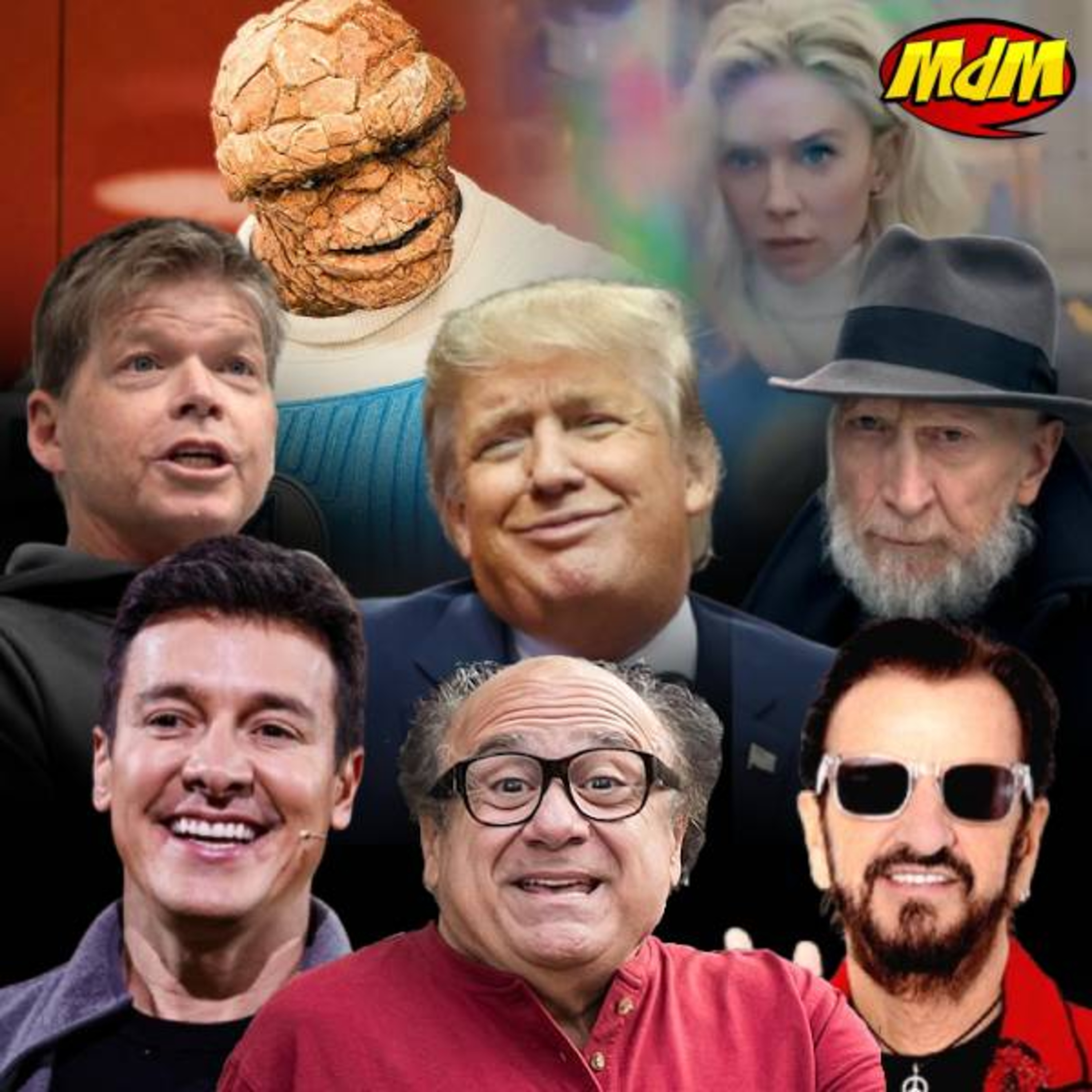 Podcast MdM #780: Trailer do Quarteto Fantástico + Liefeld boladinho + Trump + Altura do Danny DeVito + Rodrigo Faro vs Luciano Huck + Todos os Beatles são Feios