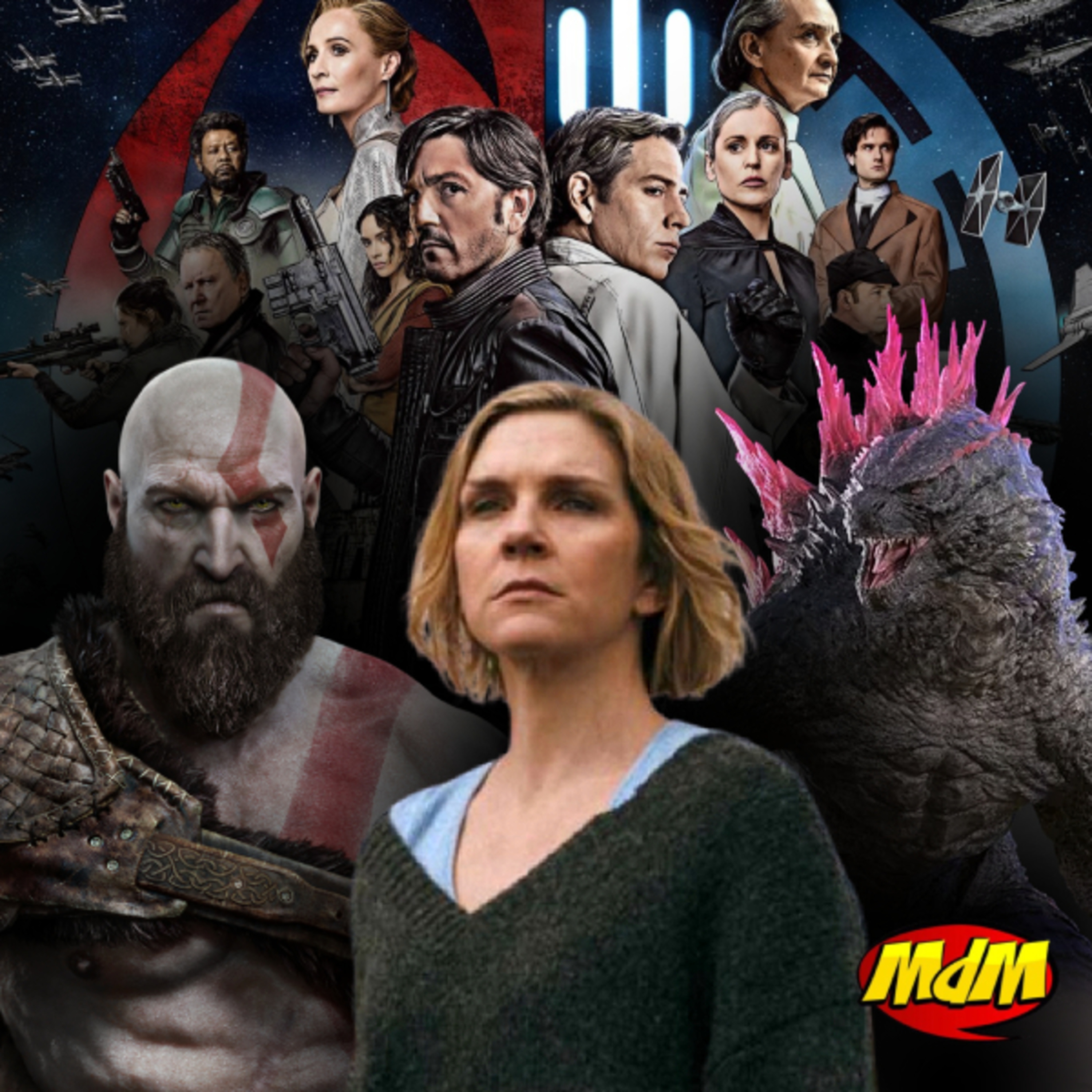 Podcast MdM #823: God of War + Máquinas de escrever + Jogos favoritos + Cagando na parede + FINALMENTE REVIEW DE ANDOR + Pluribus