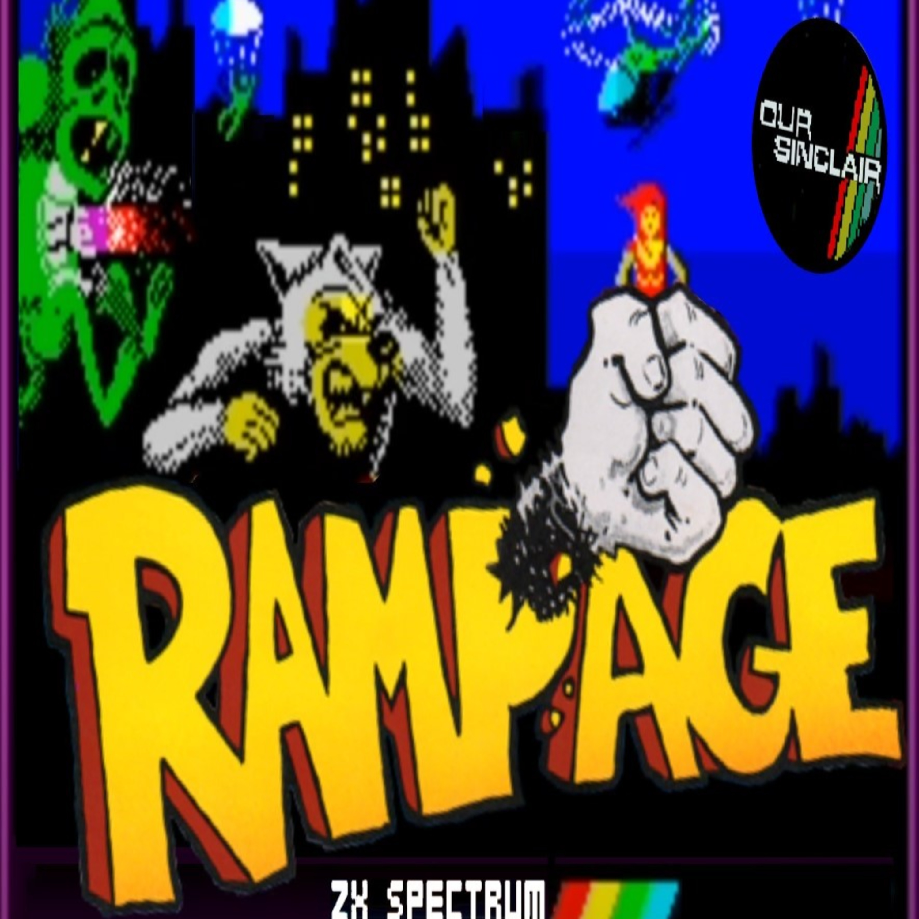 It's HOT beast on beast action with RAMPAGE on Our Sinclair 114! Can the ZX play this arcade classic?!
