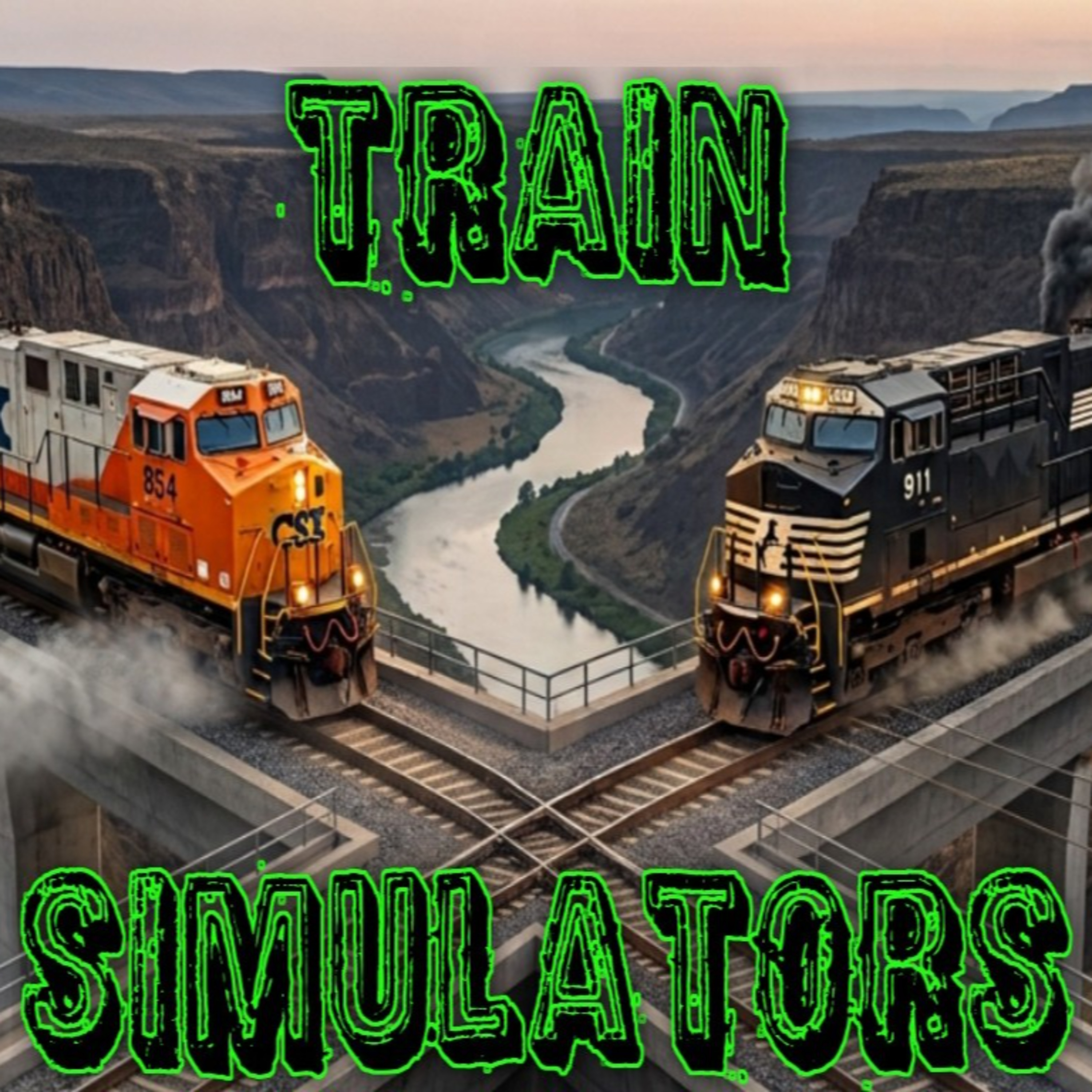 Chug into the world of TRAIN SIMULATORS this week on ARG Present....and the bridge it out! episode artwork