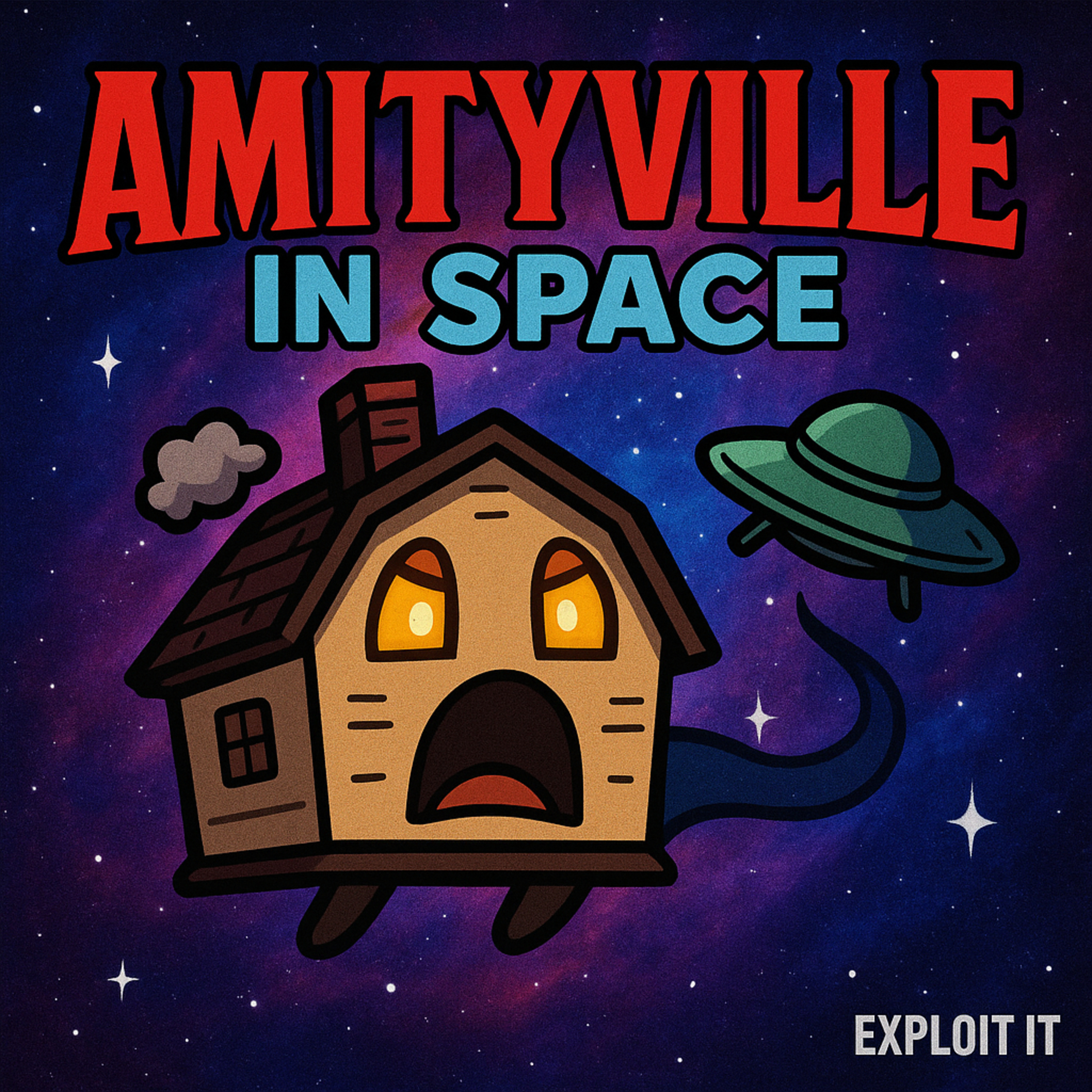 #174 - Amityville in Space episode artwork