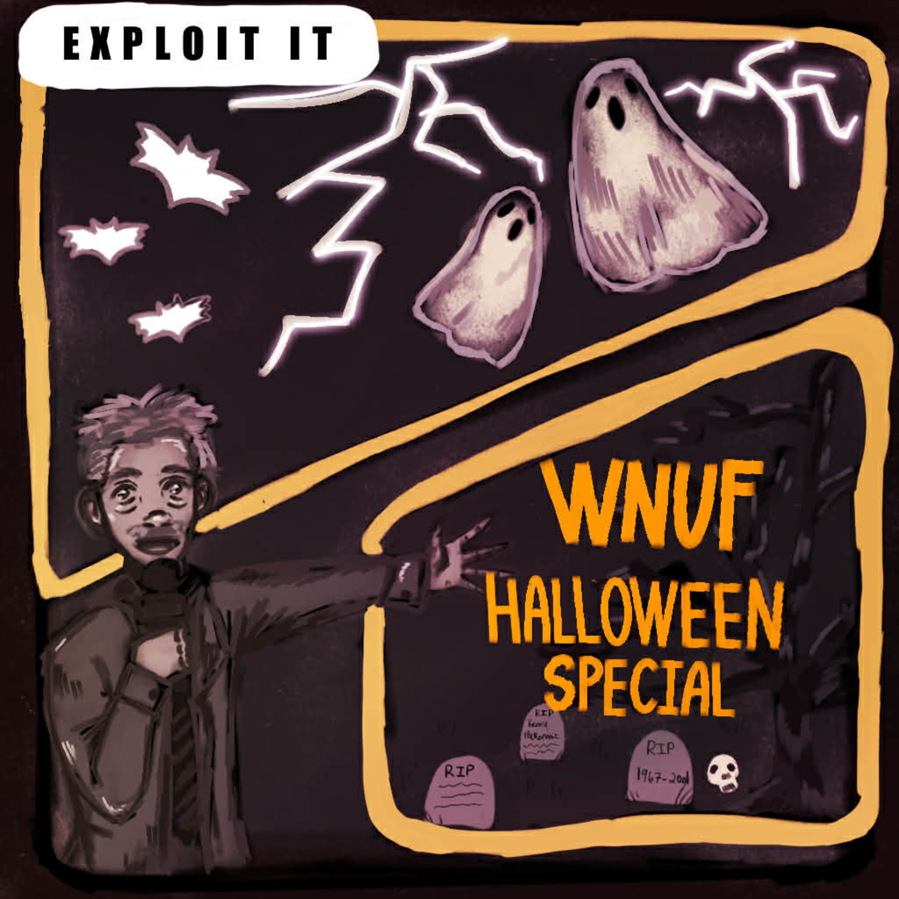#185 - WNUF Halloween Special episode artwork