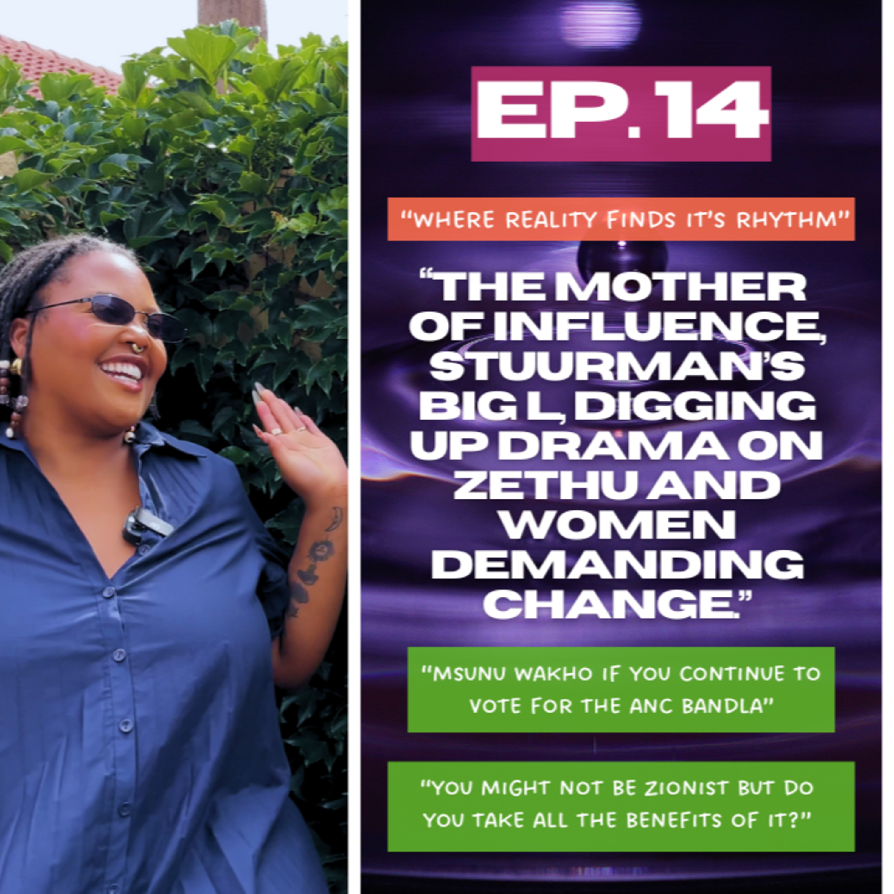 EP 14 | GRACE MONDLANA PARTY, WOMEN FOR CHANGE, STUURMAN OWES MONEY & ANC MAFIA episode artwork